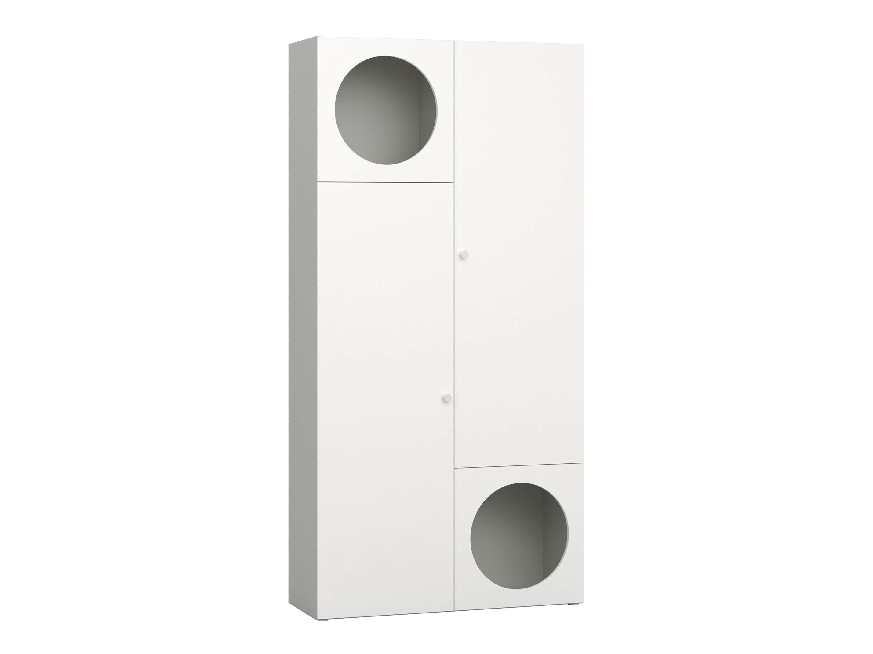 Polica Tornolo 107 (Siva + Bijela)