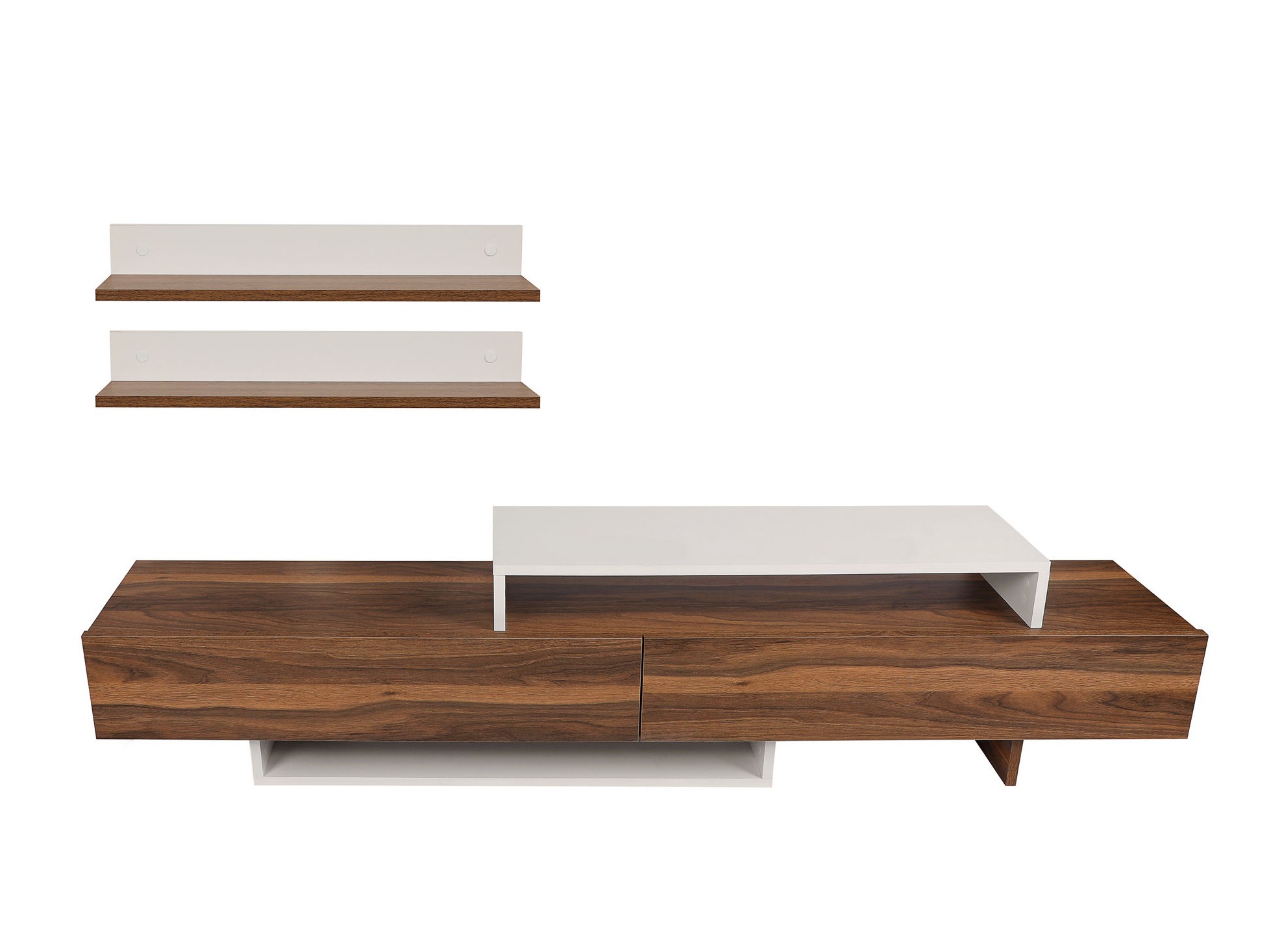 TV stol Kailua 998 (Tikovina + Bijela)