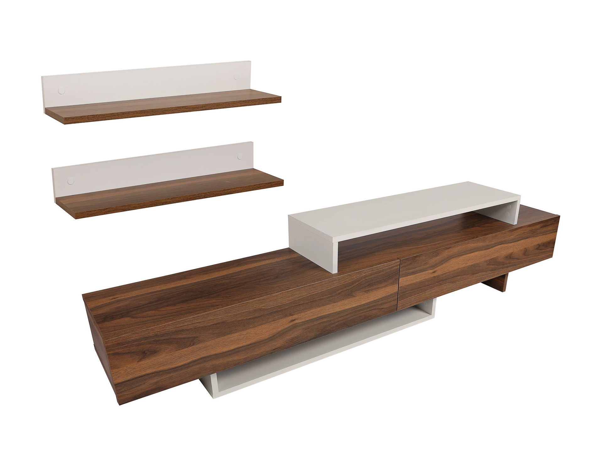 TV stol Kailua 998 (Tikovina + Bijela)