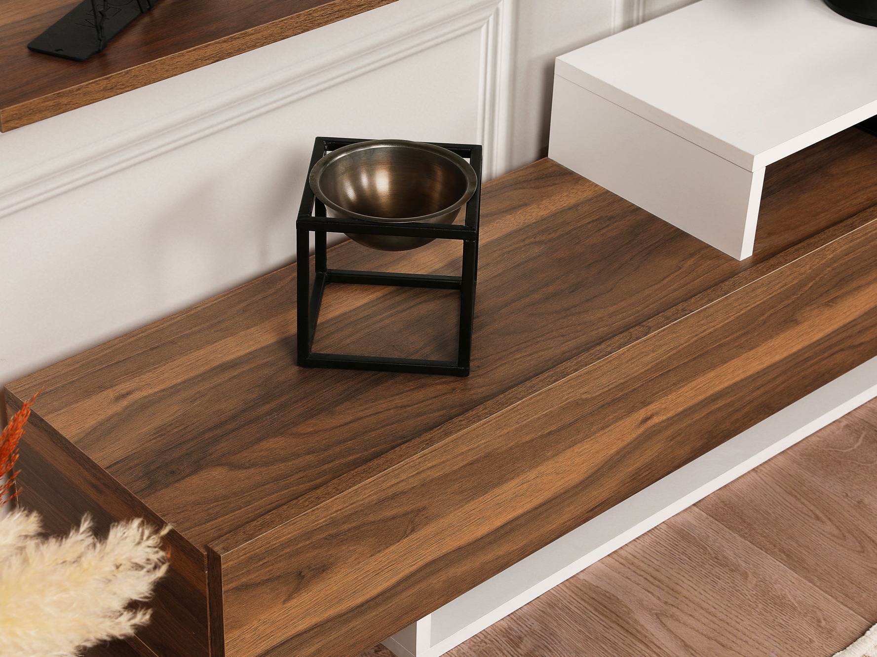 TV stol Kailua 998 (Tikovina + Bijela)