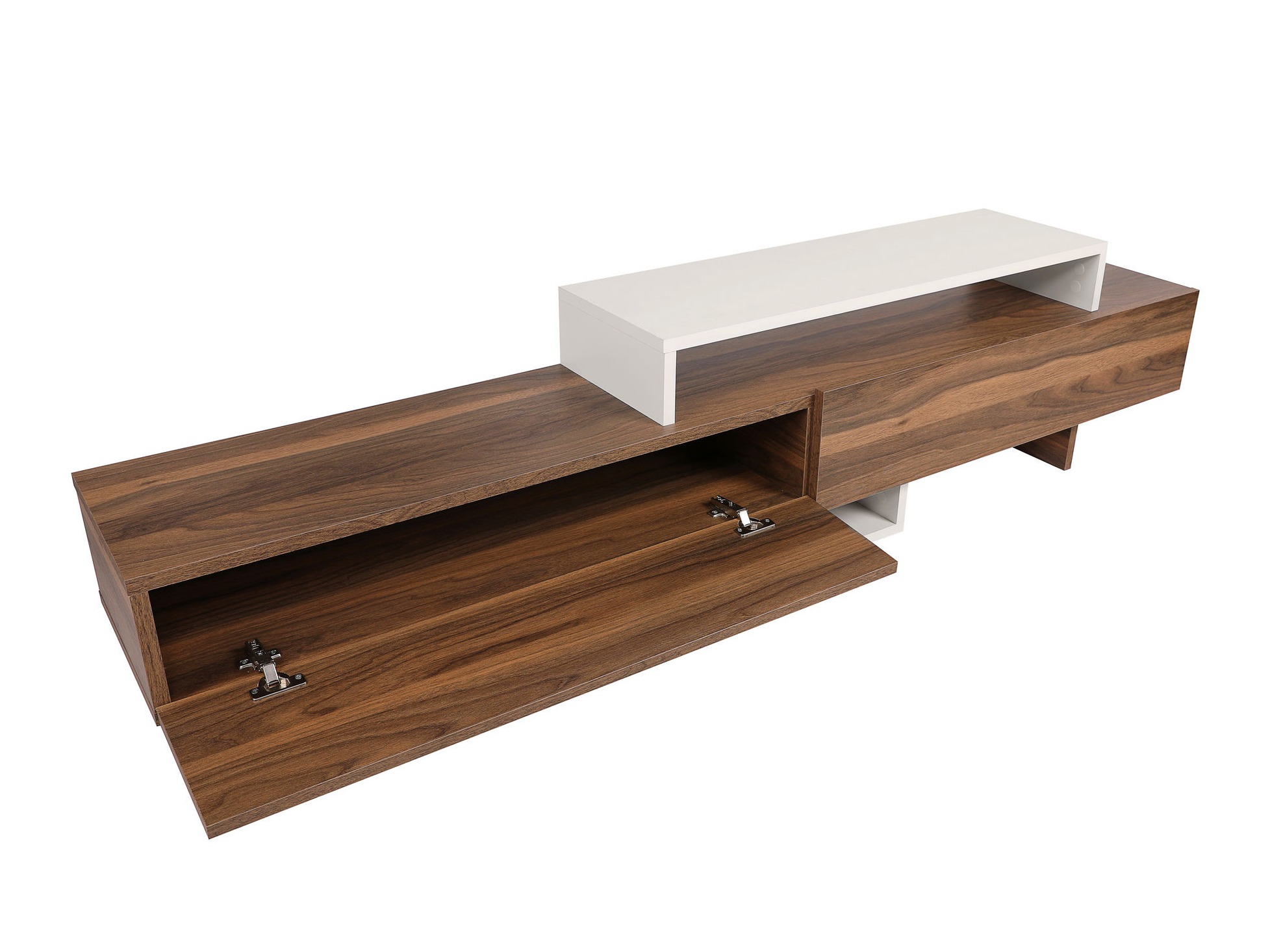 TV stol Kailua 998 (Tikovina + Bijela)