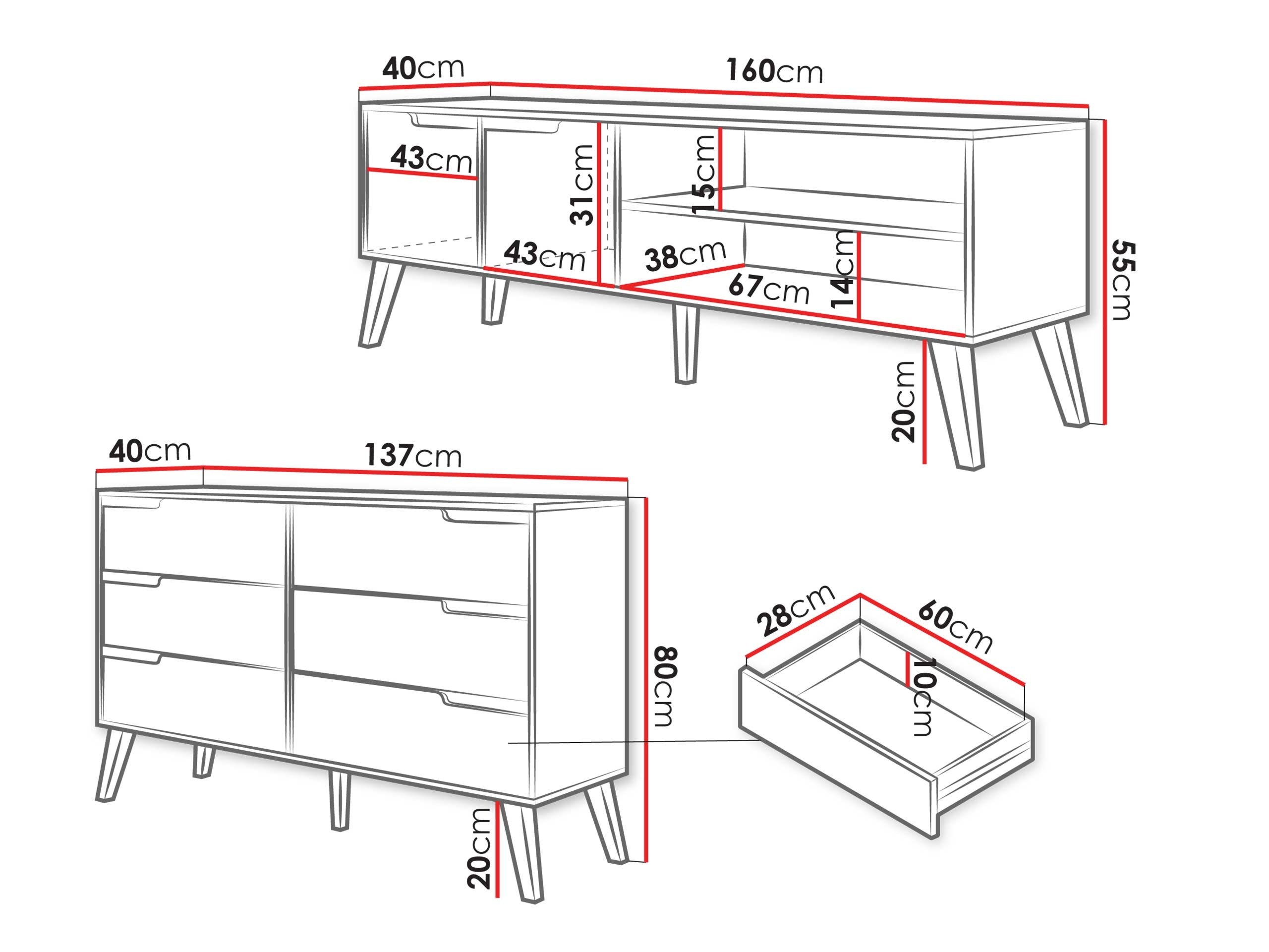 Set za dnevni boravak Elbtive 106 (Kašmir)