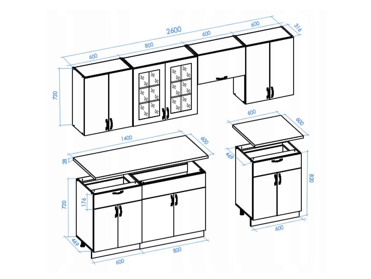 Kuhinjski set SC9905