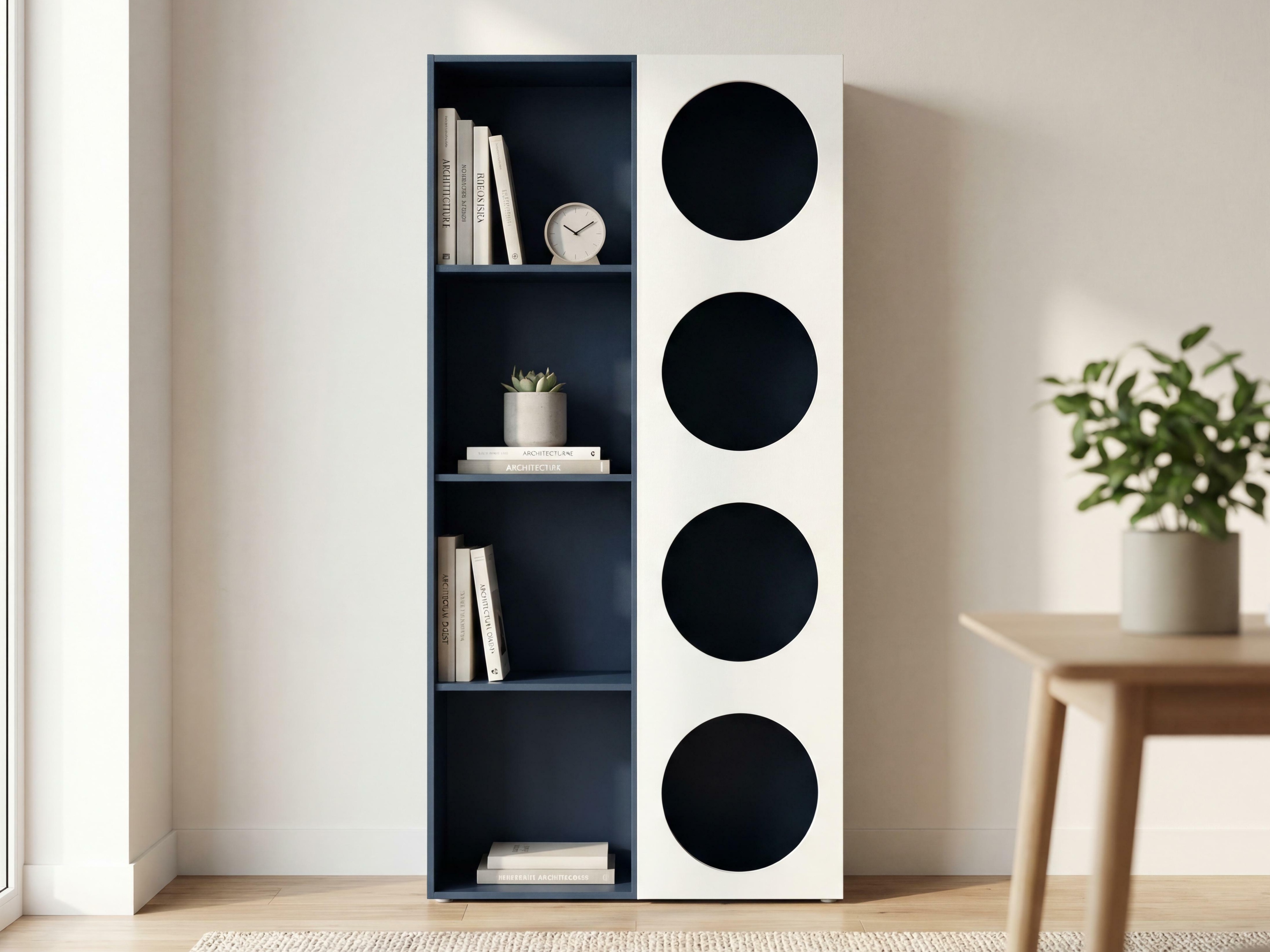 Polica Tornolo 117 (Indigo + Bijela)
