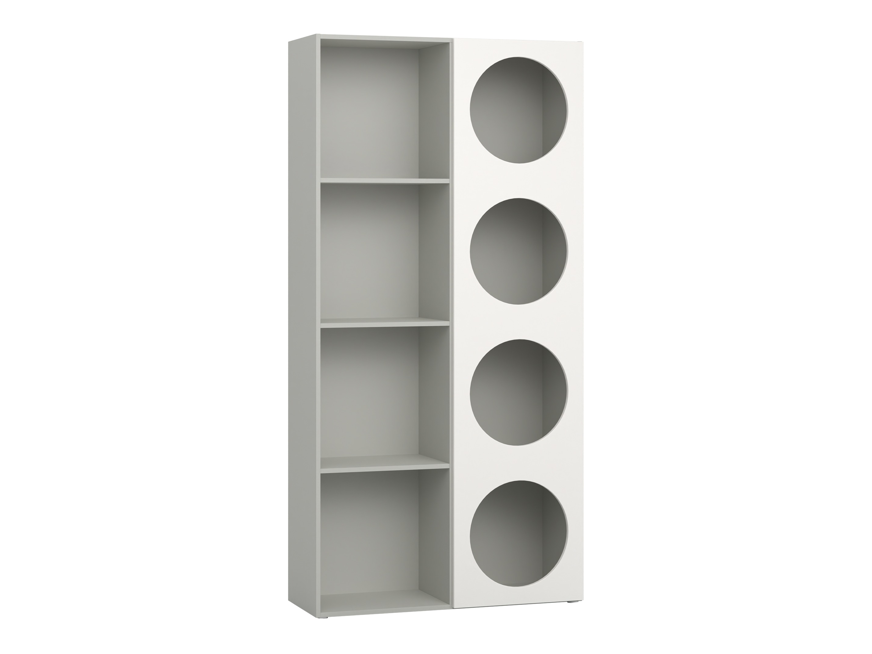 Polica Tornolo 117 (Siva + Bijela)