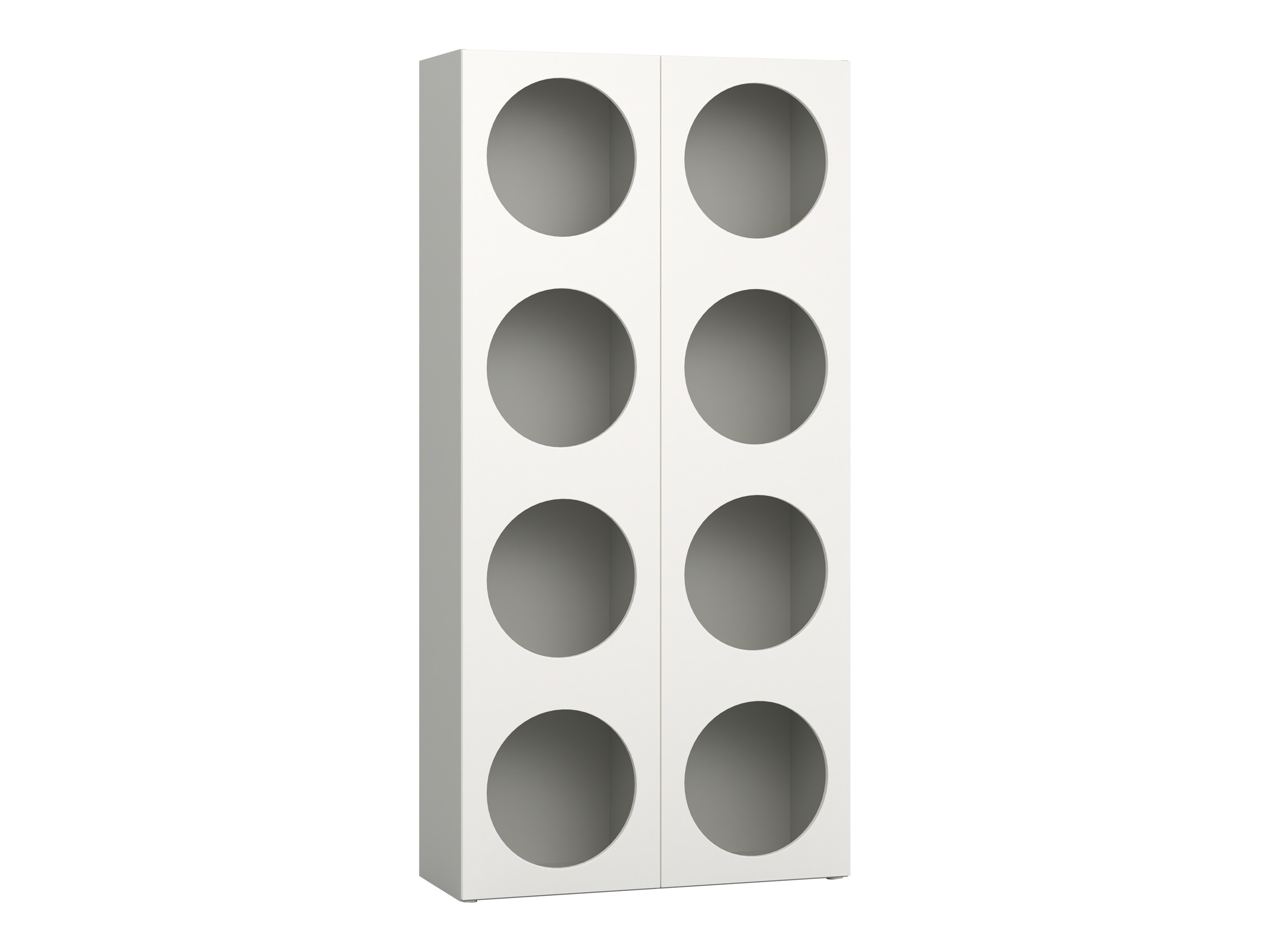 Polica Tornolo 118 (Siva + Bijela)