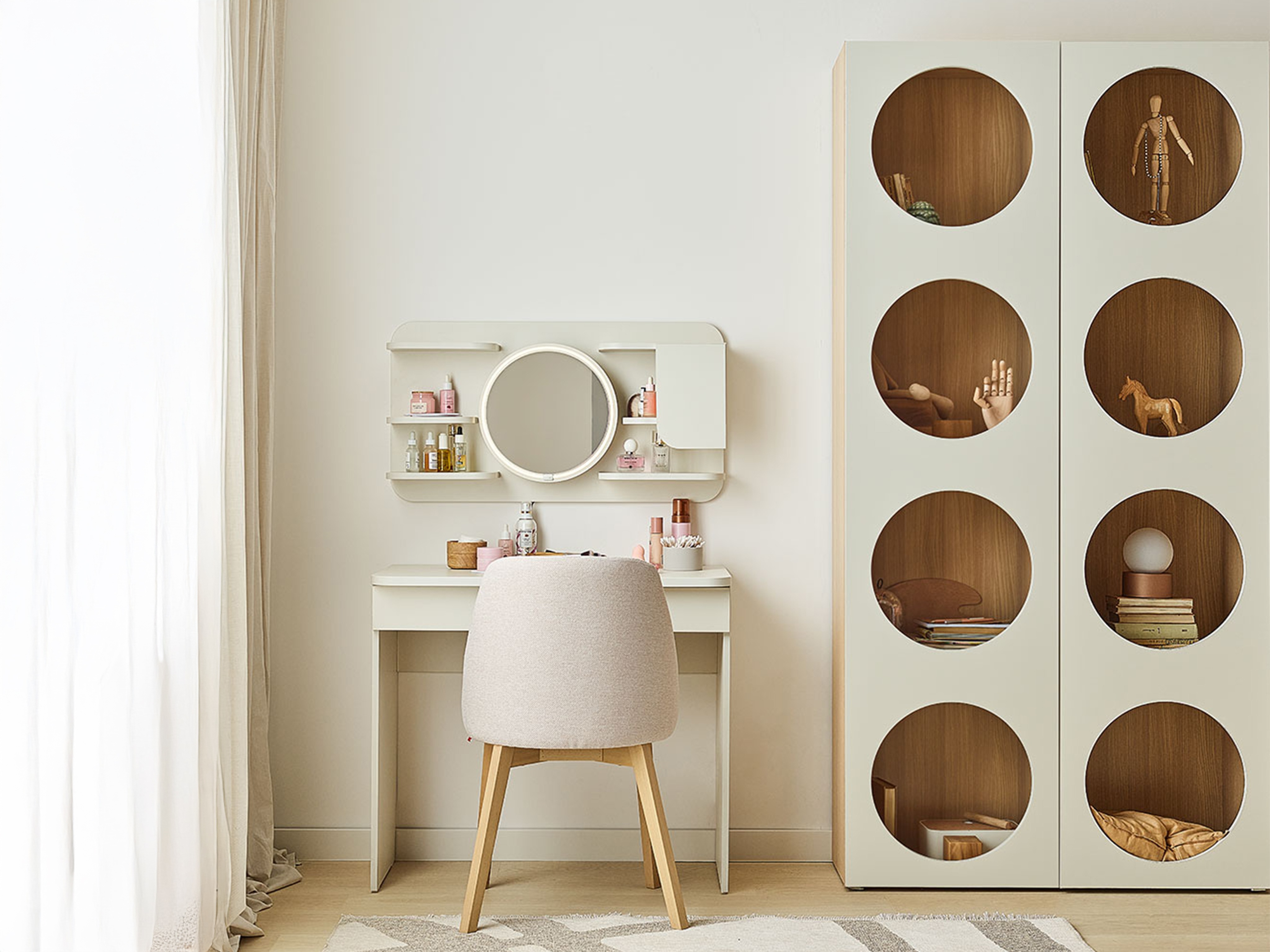 Polica Tornolo 118 (Svijetli hrast + Bijela)