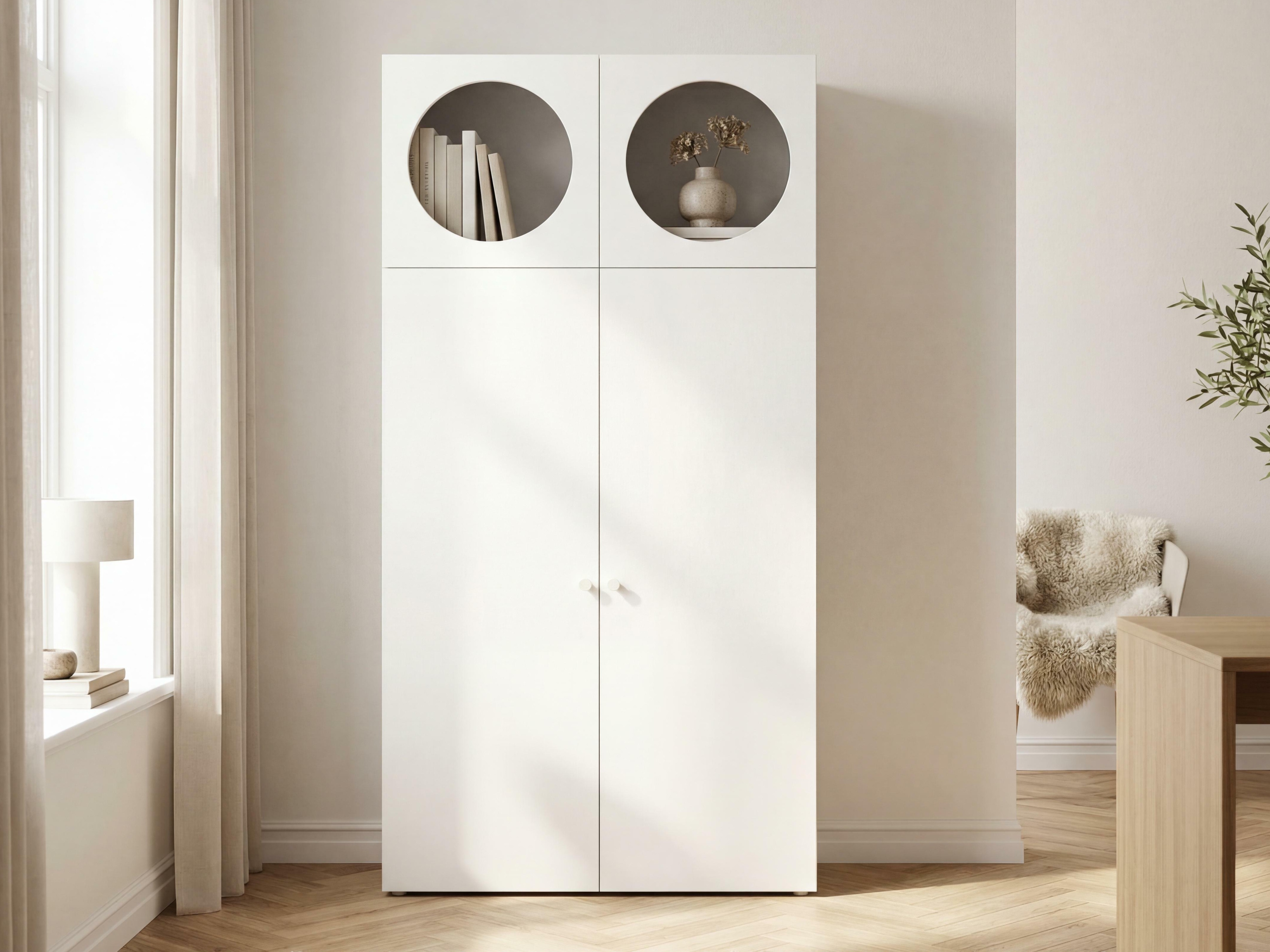 Polica Tornolo 119 (Siva + Bijela)