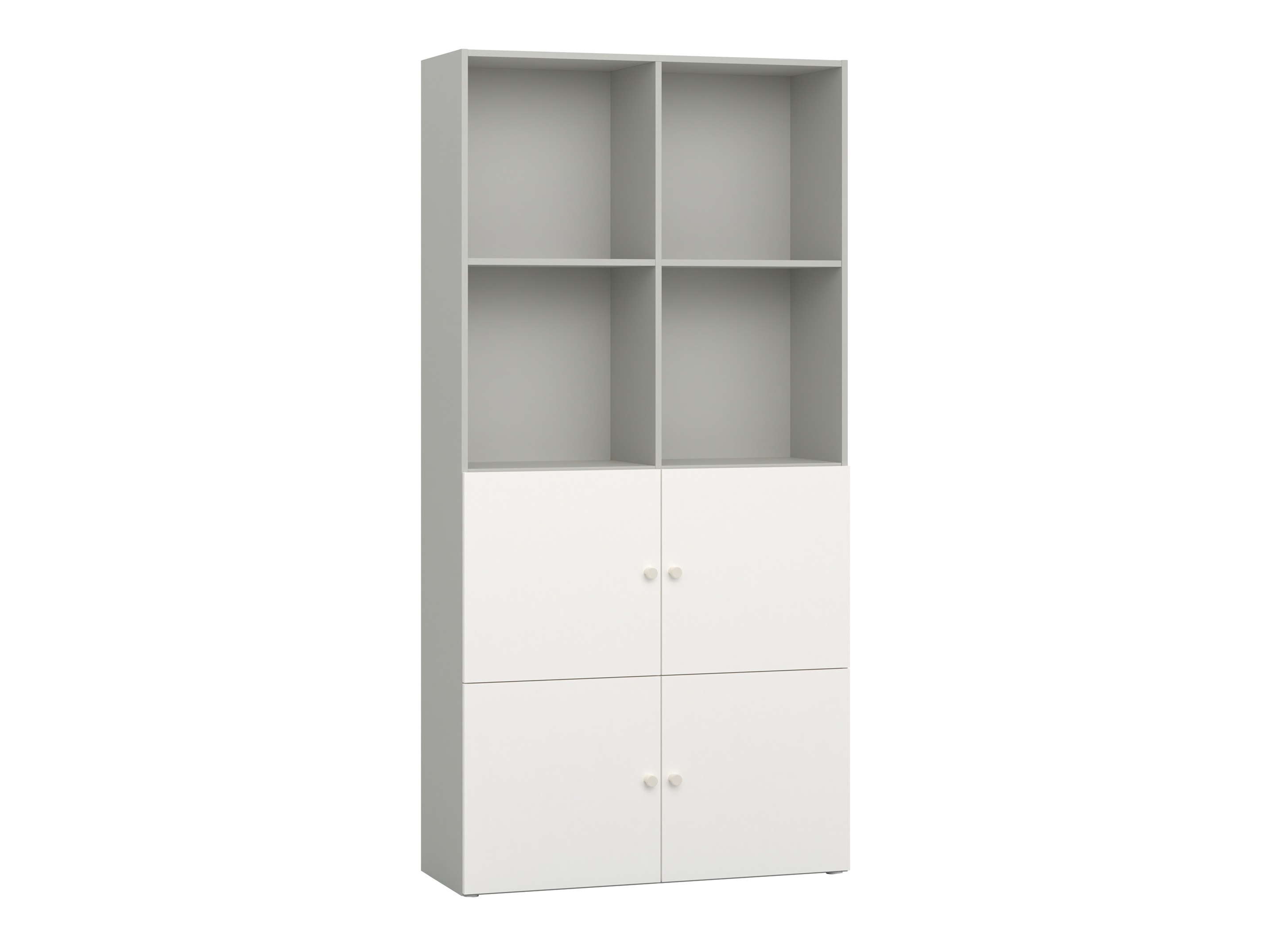 Polica Tornolo 120 (Siva + Bijela)