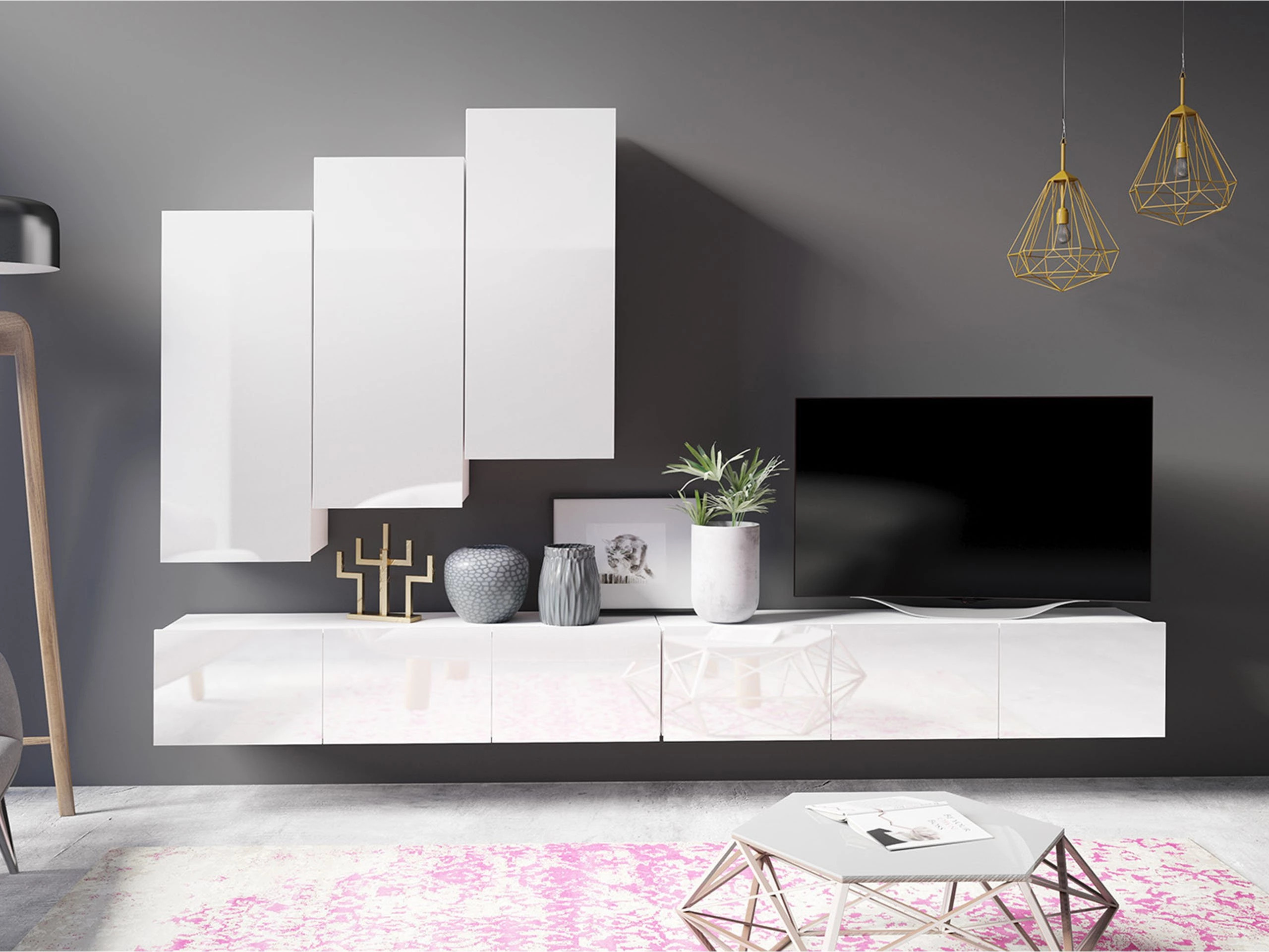 Set za dnevni boravak Remus XX (Bijela)