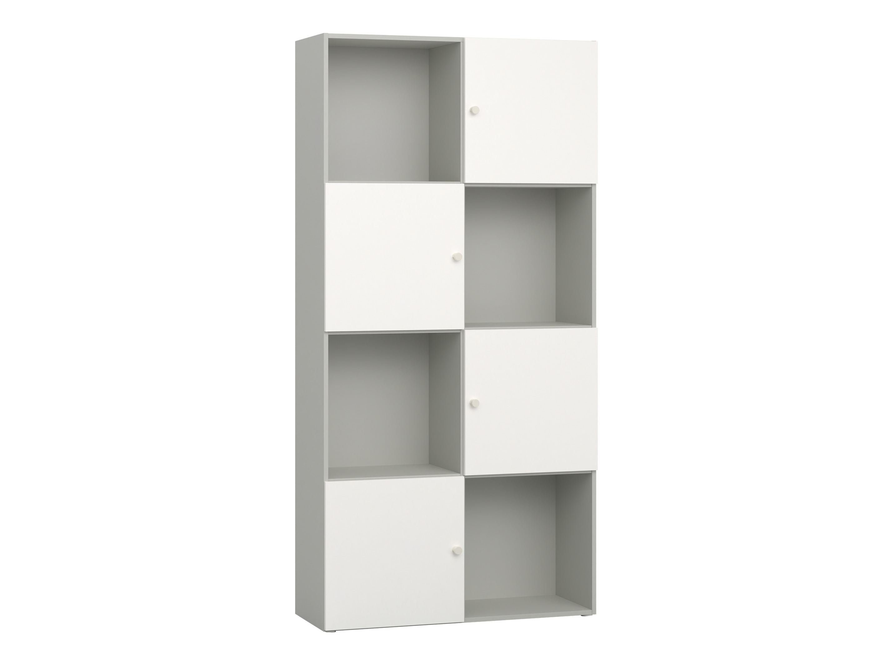 Polica Tornolo 121 (Siva + Bijela)