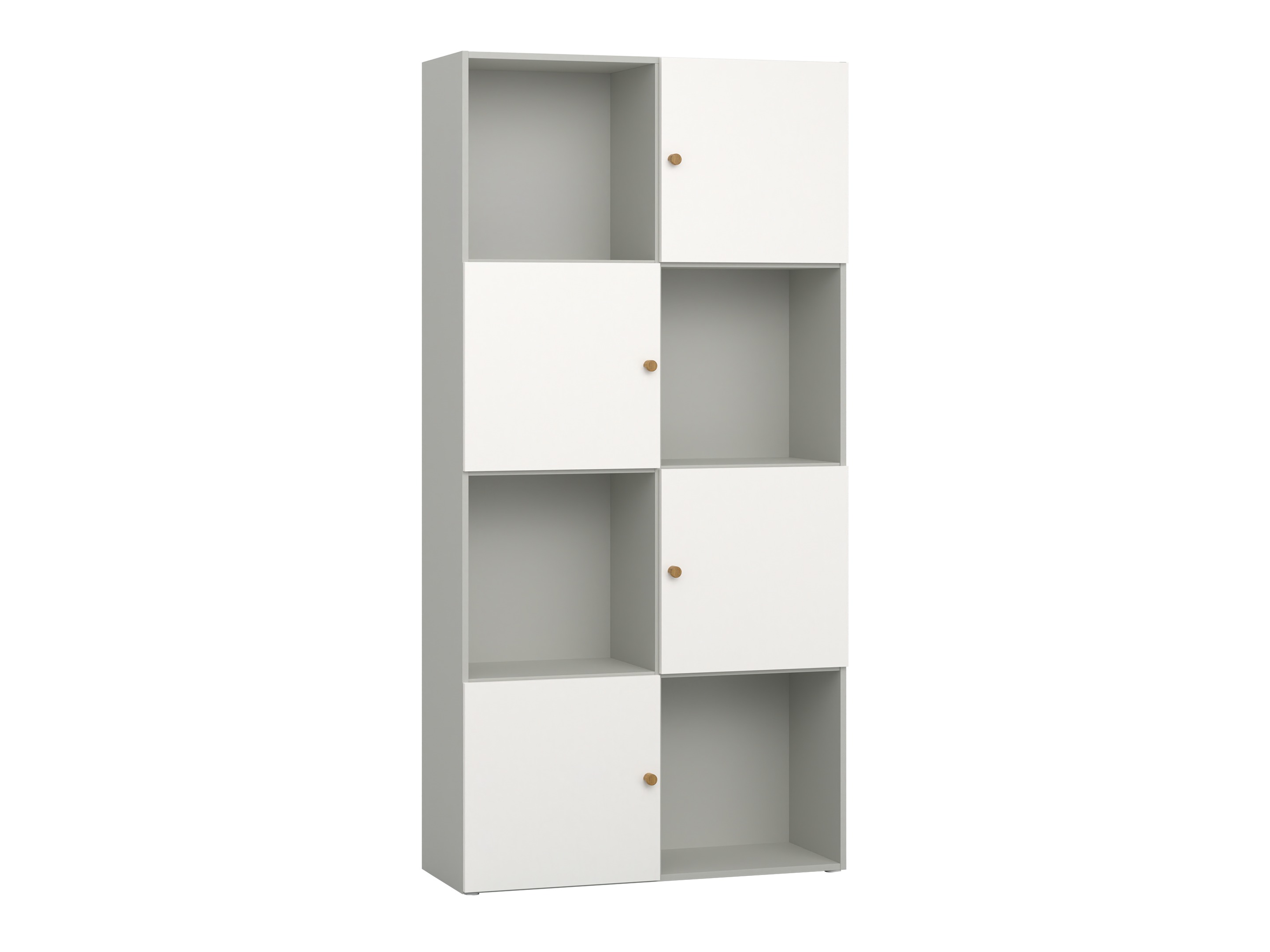 Polica Tornolo 121 (Siva + Bijela)