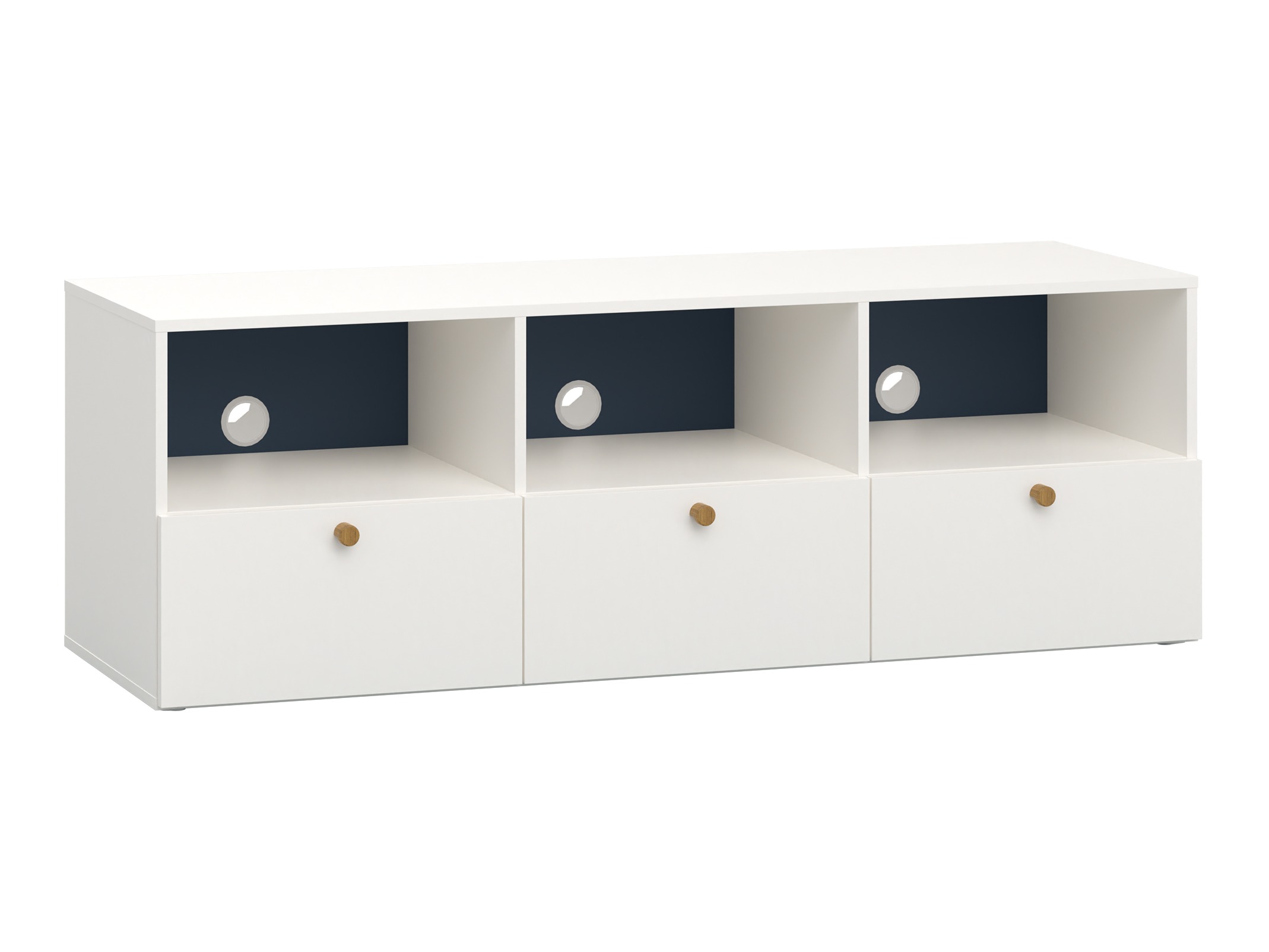 TV stol Tornolo 125 (Bijela + Indigo)