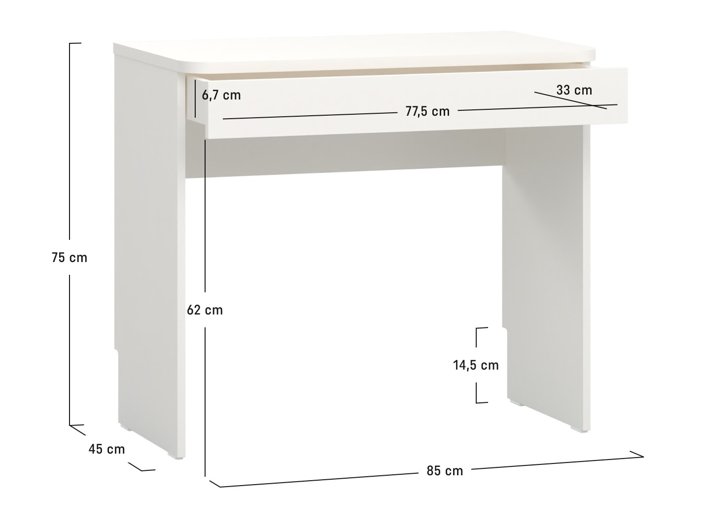 Toaletni stolić Tornolo 129