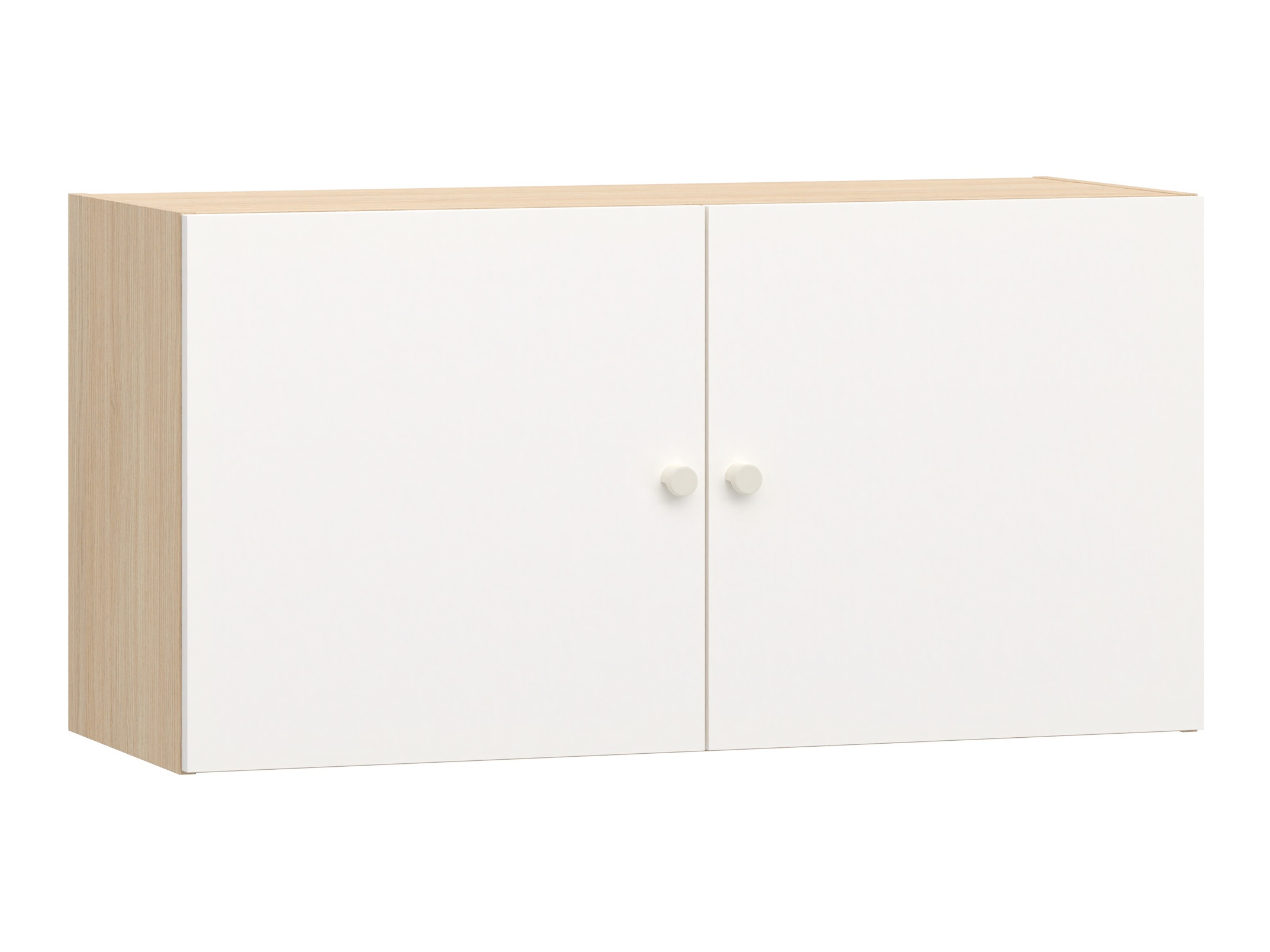 Zidni ormarić Tornolo 128 (Bijela + Svijetli hrast)