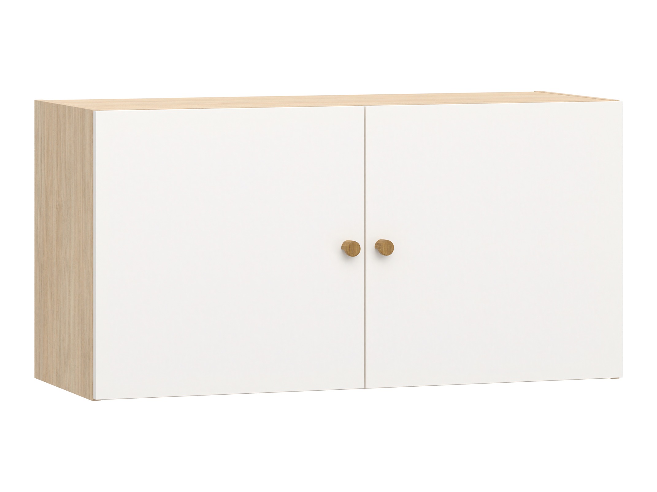 Zidni ormarić Tornolo 128 (Bijela + Svijetli hrast)