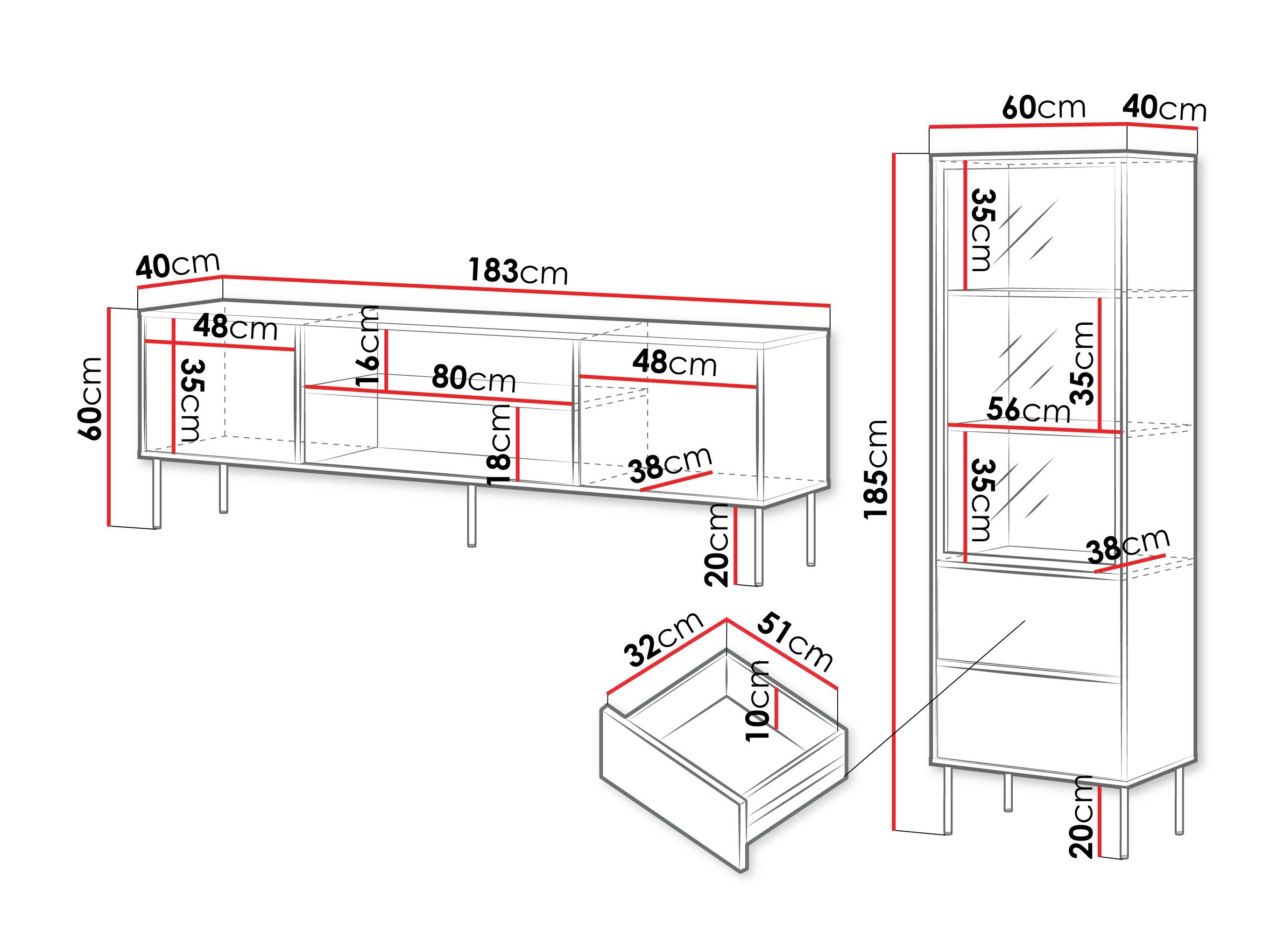 Set za dnevni boravak Merevai 107 (Kašmir)