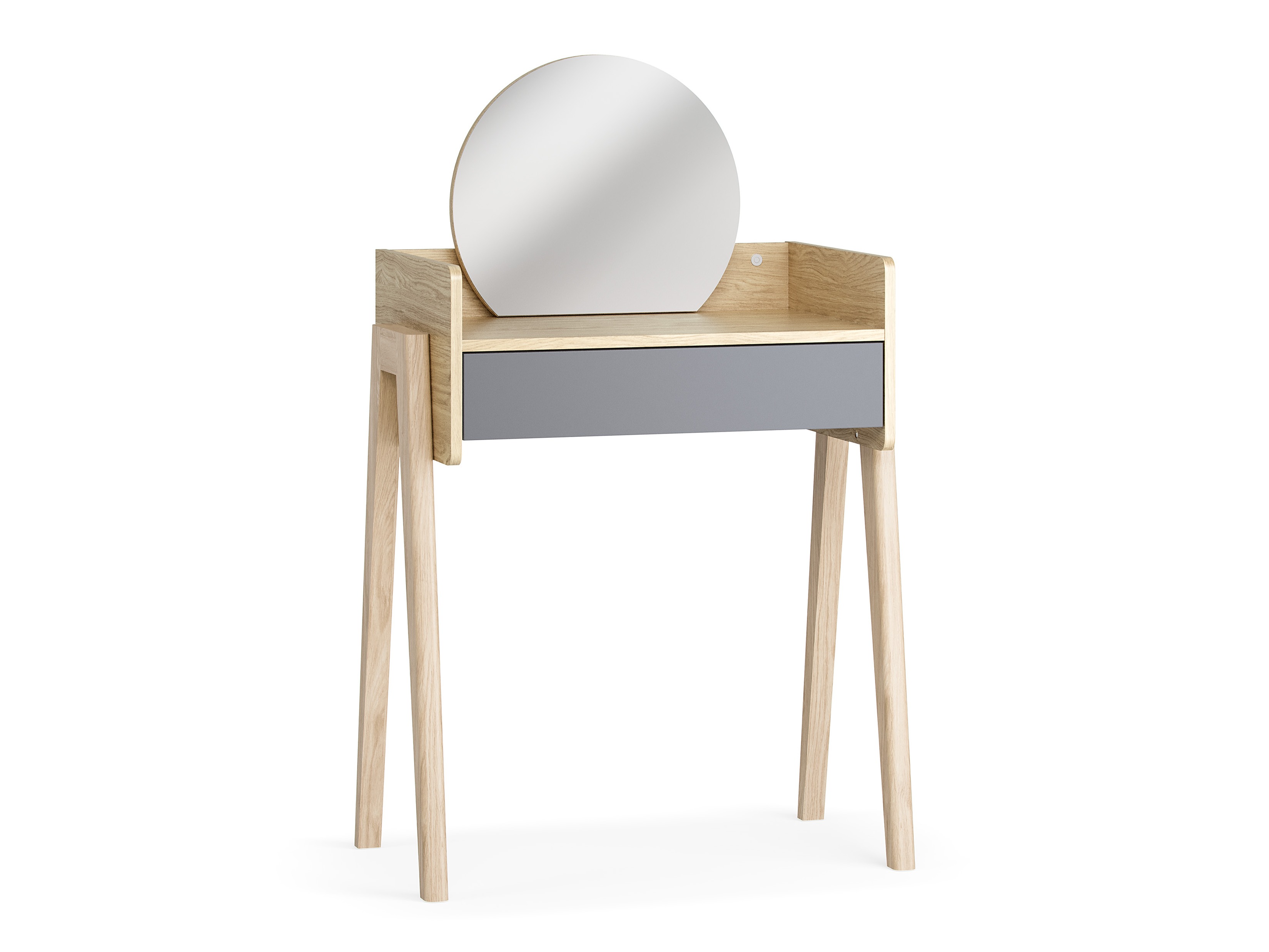 Toaletni stolić Velrome 100 (Hrast + Grafit)