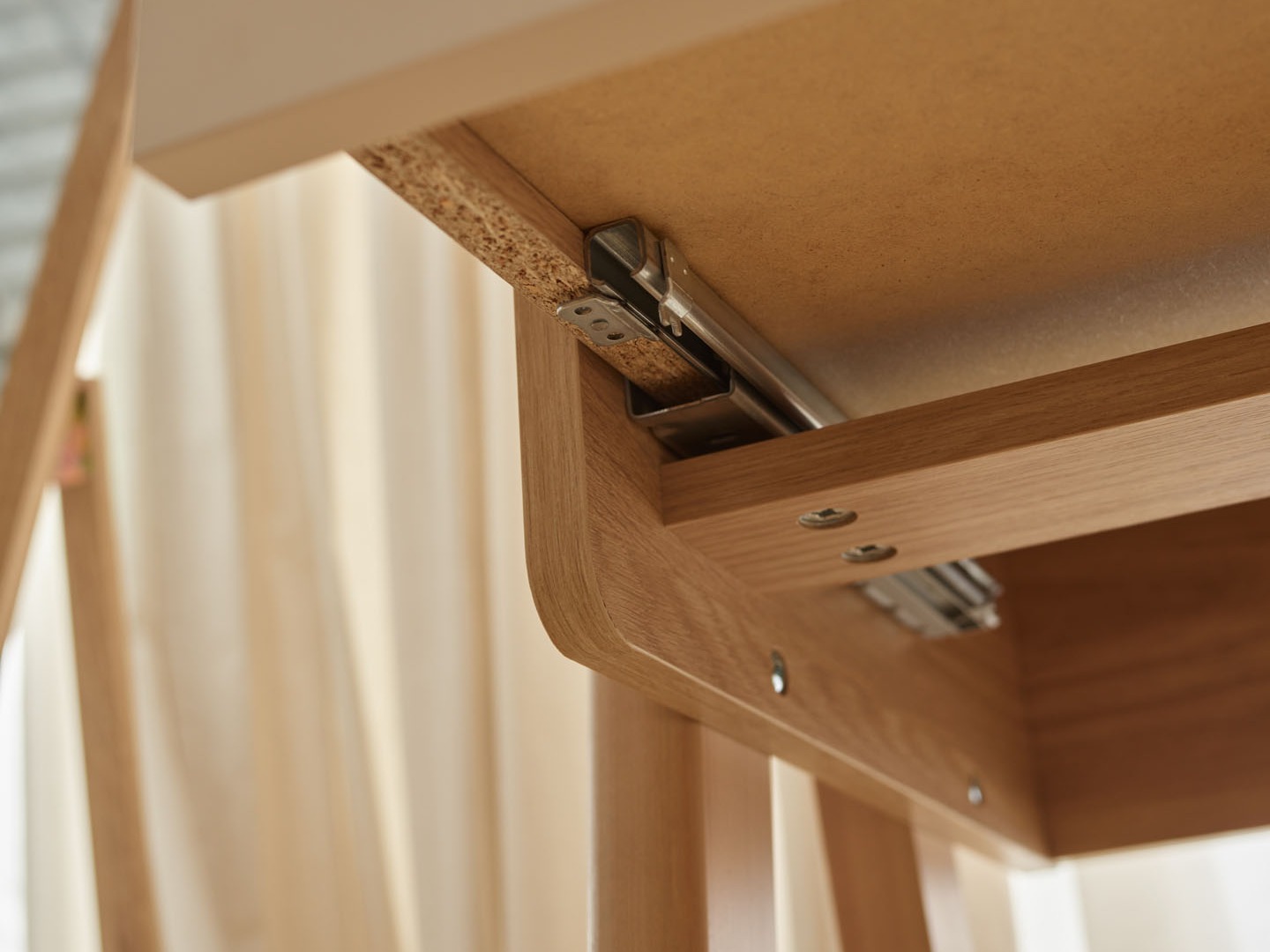 Toaletni stolić Velrome 100 (Hrast + Grafit)