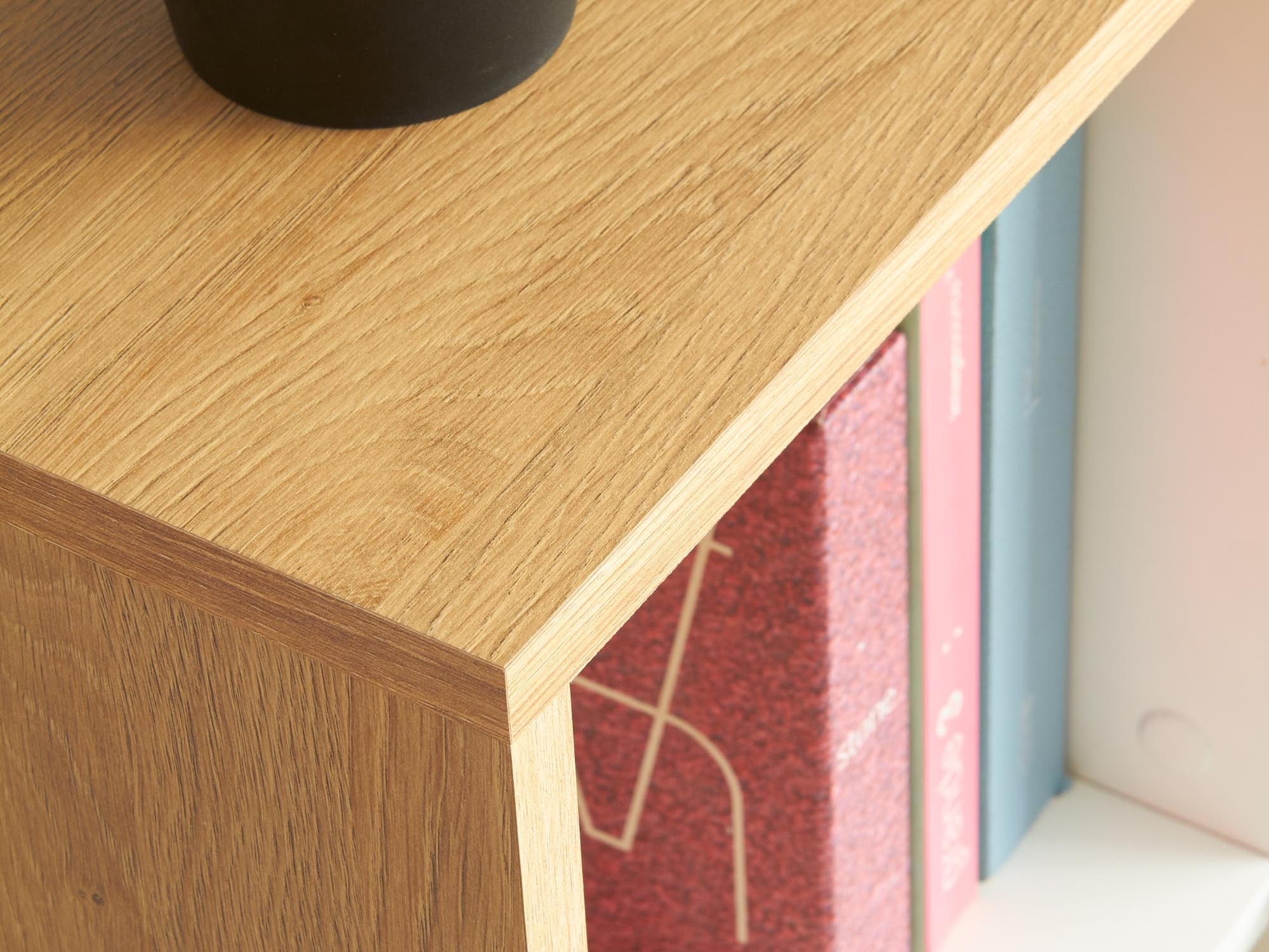 Uredski stol Houston 826 (Bijela + Zlatni hrast)