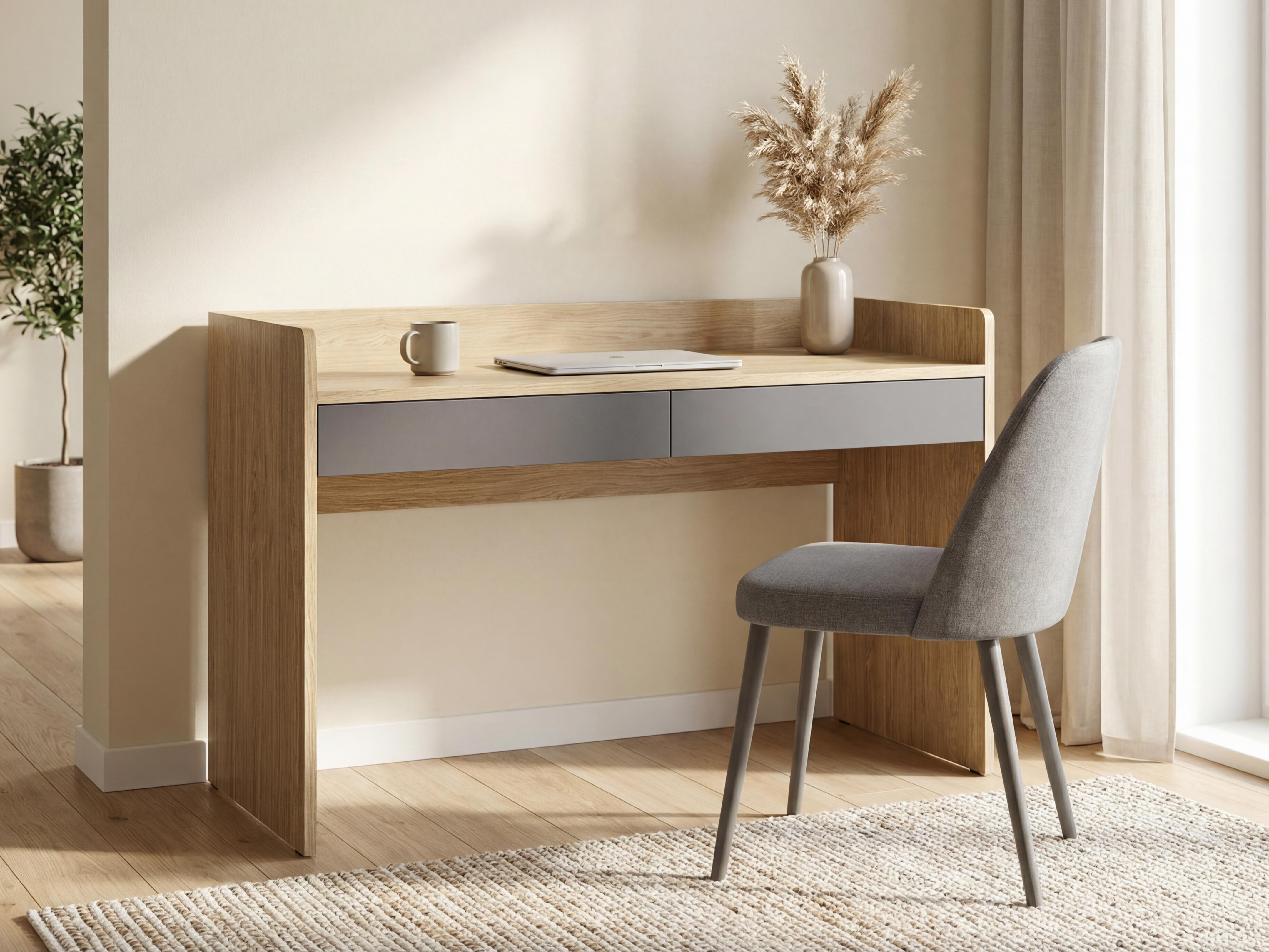 Uredski stol Velrome 101 (Hrast + Grafit)