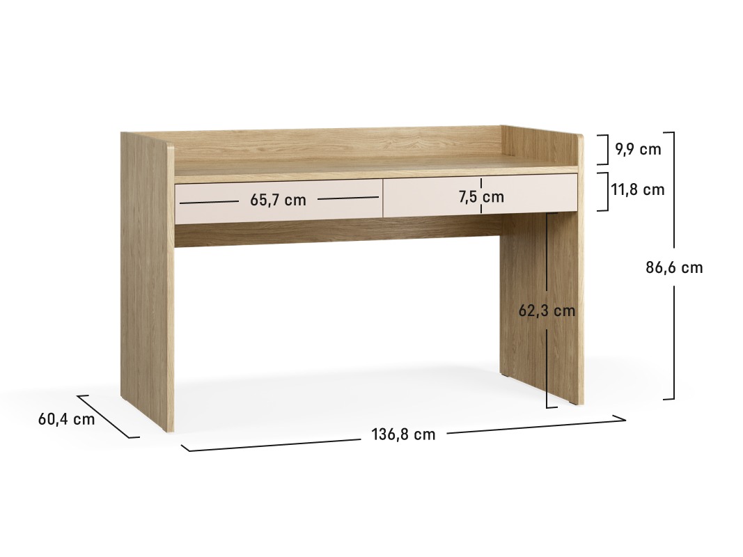 Uredski stol Velrome 101 (Hrast + Grafit)