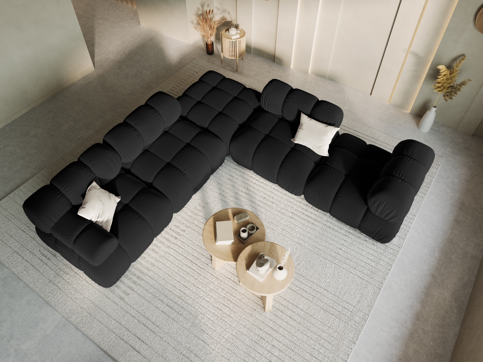 Modularne sjedeće garniture Caltenu 104 (Bluvel 19)
