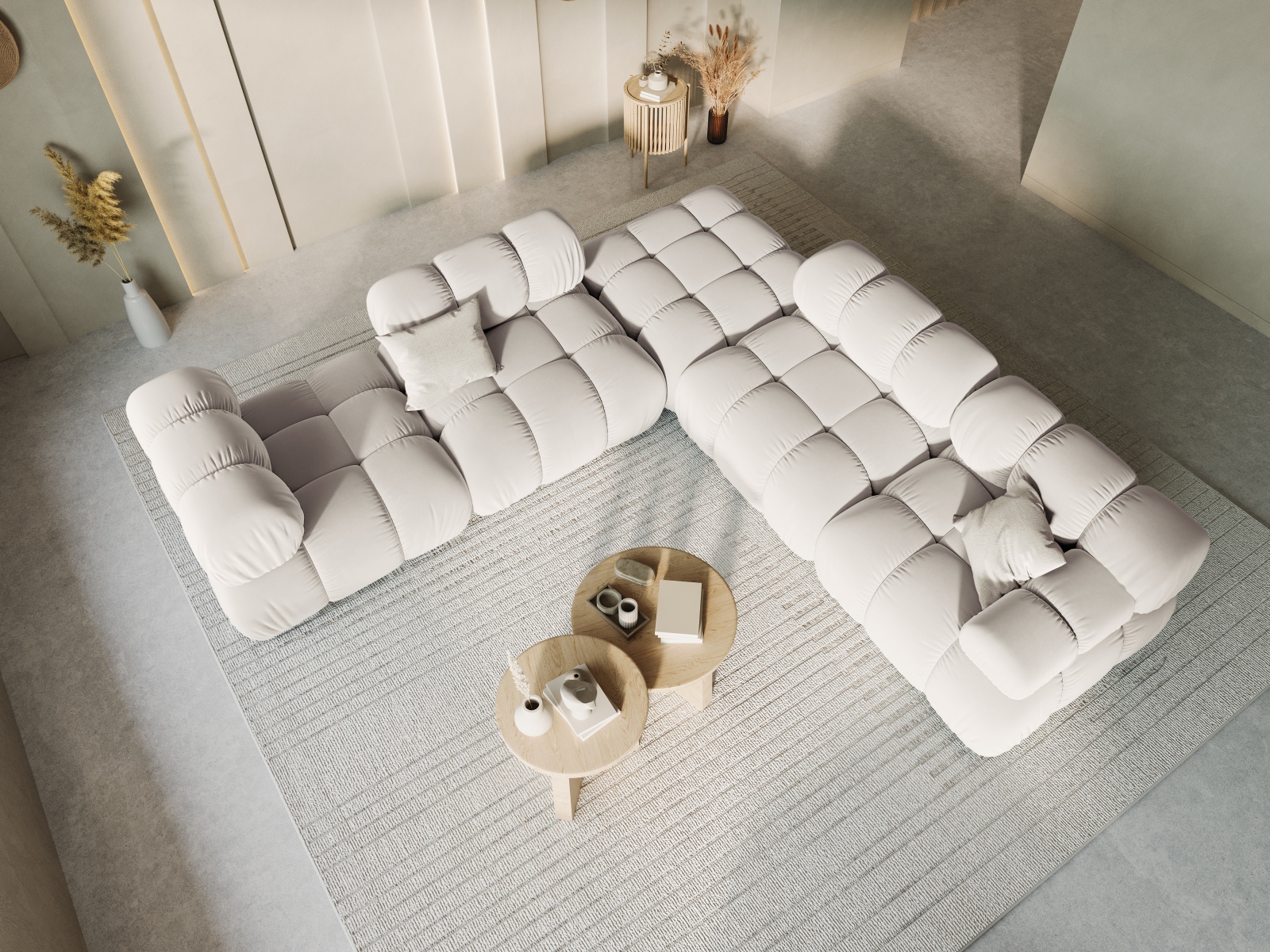 Modularne sjedeće garniture Caltenu 104 (Bluvel 30)