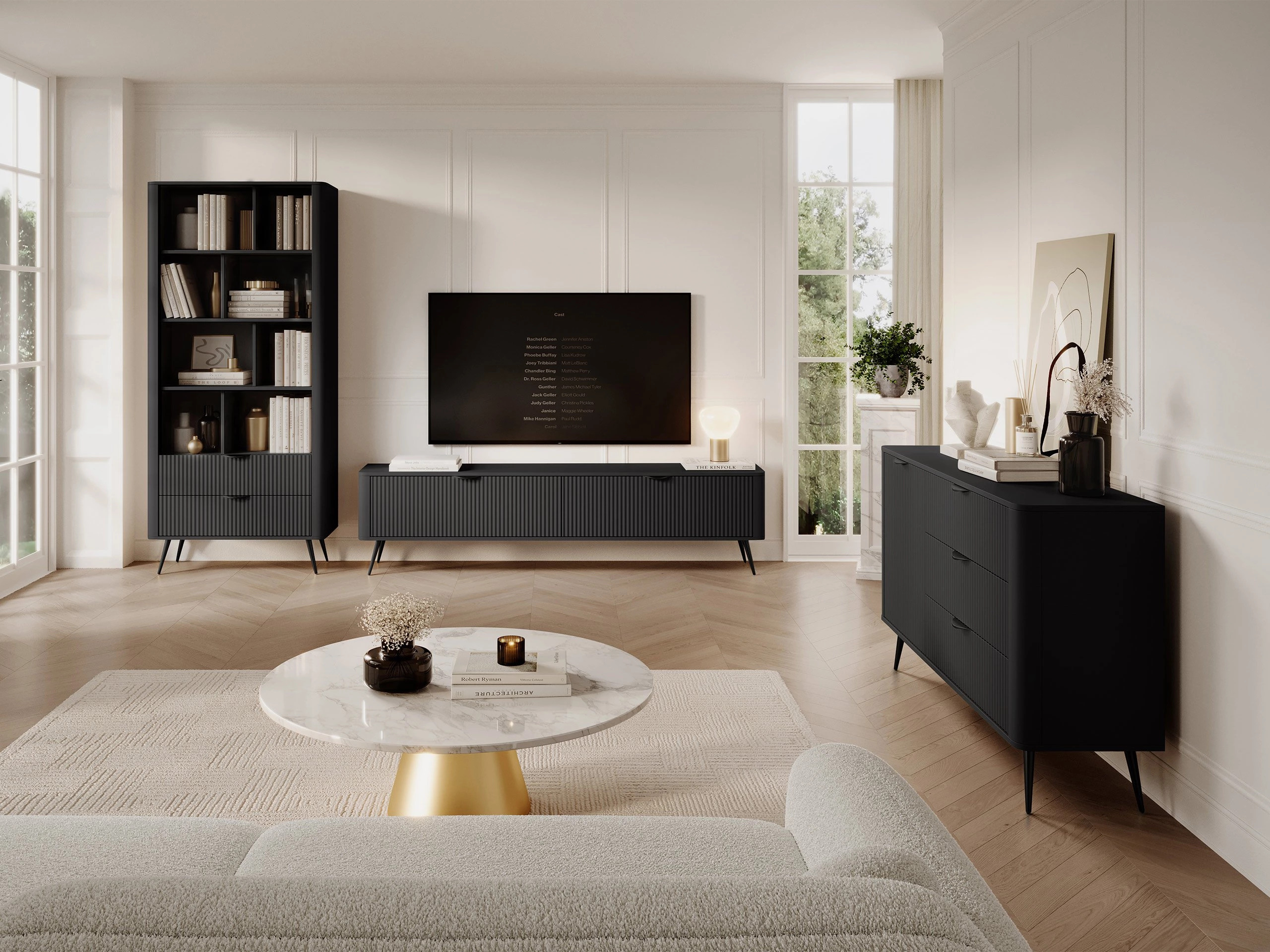 Set za dnevni boravak Ioca I (Grafit)