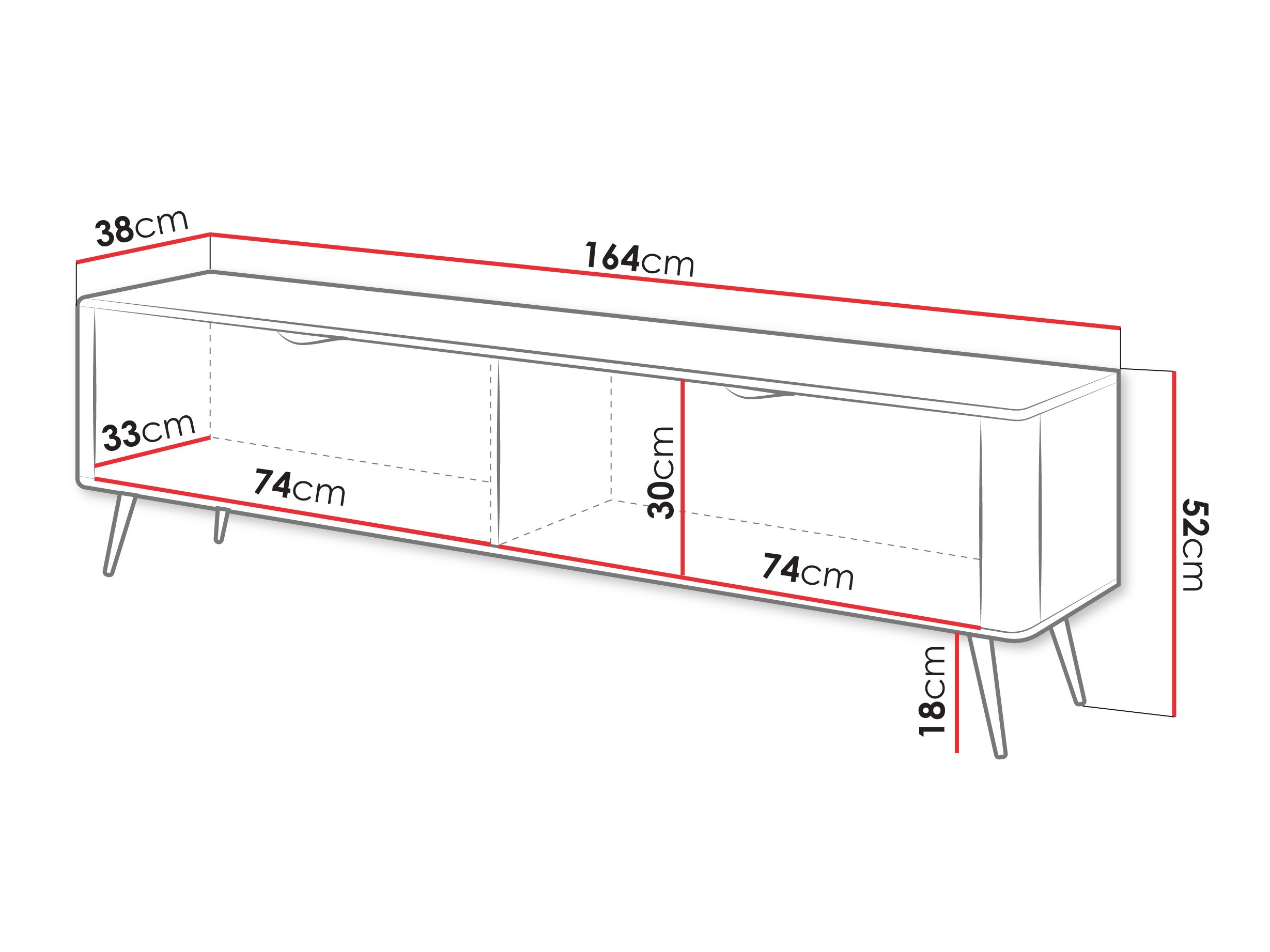 TV stol Lectum (Bež)
