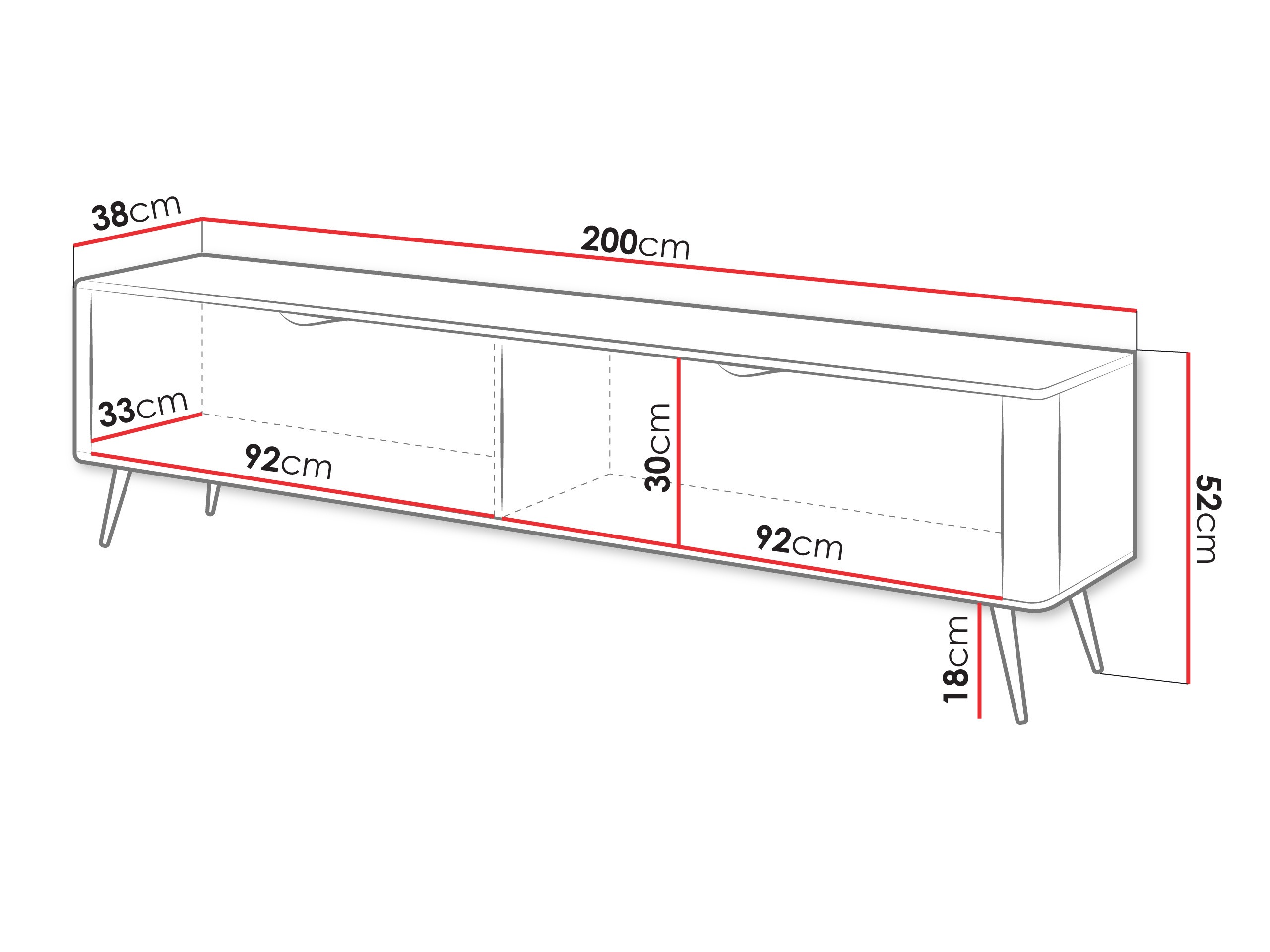 TV stol Lectum I (Bež)