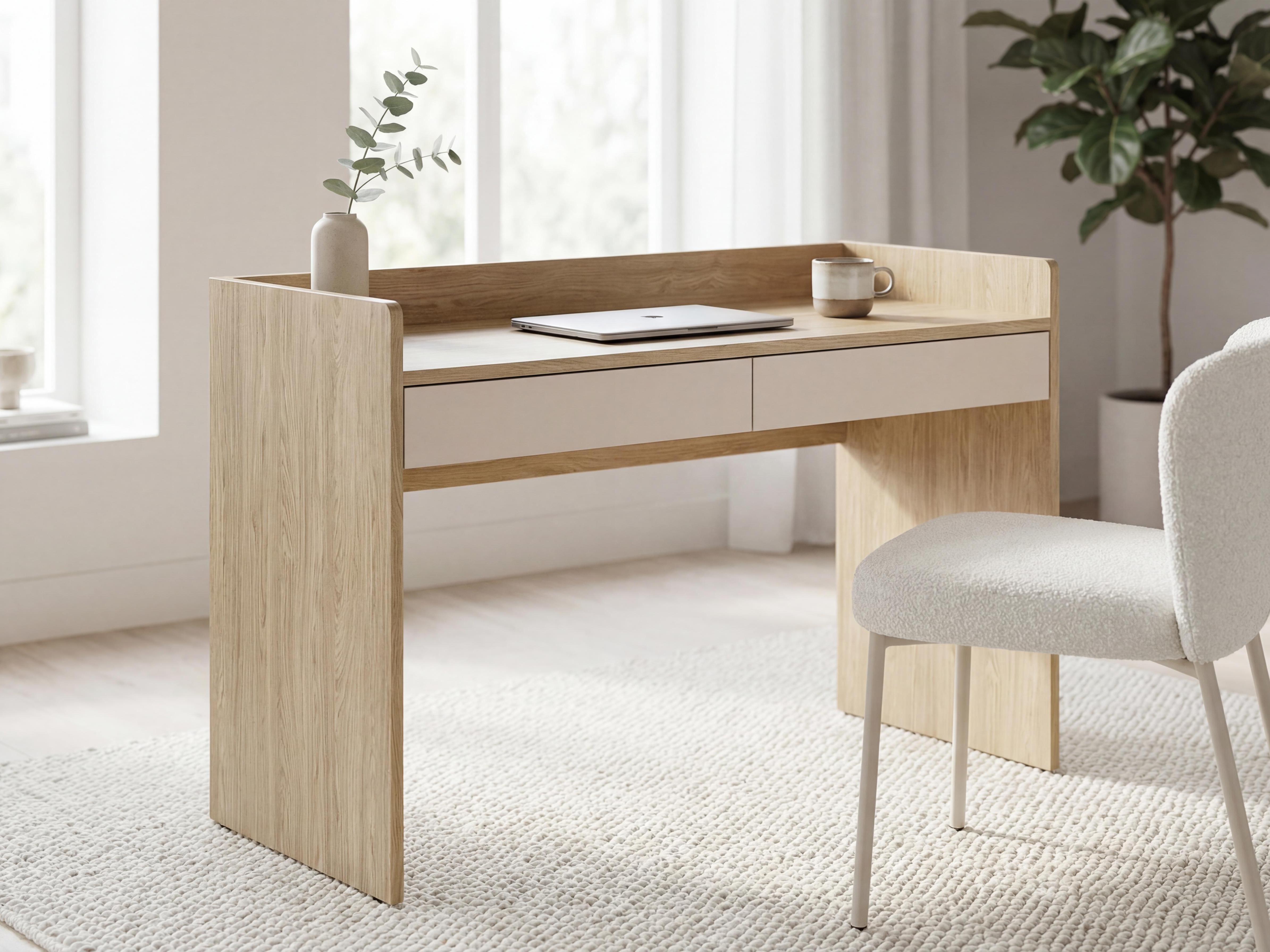 Uredski stol Velrome 101 (Hrast + Bež)