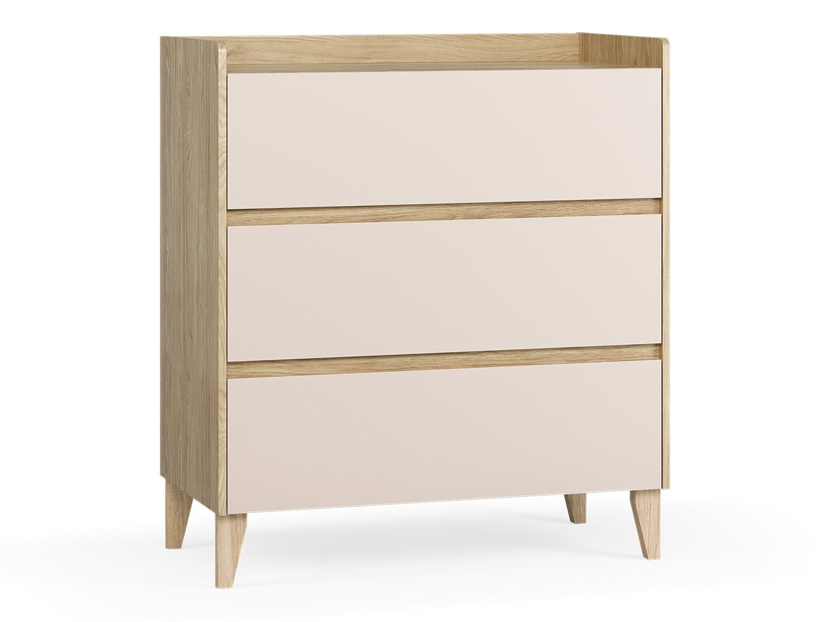 Komoda Velrome 105 (Hrast + Bež)