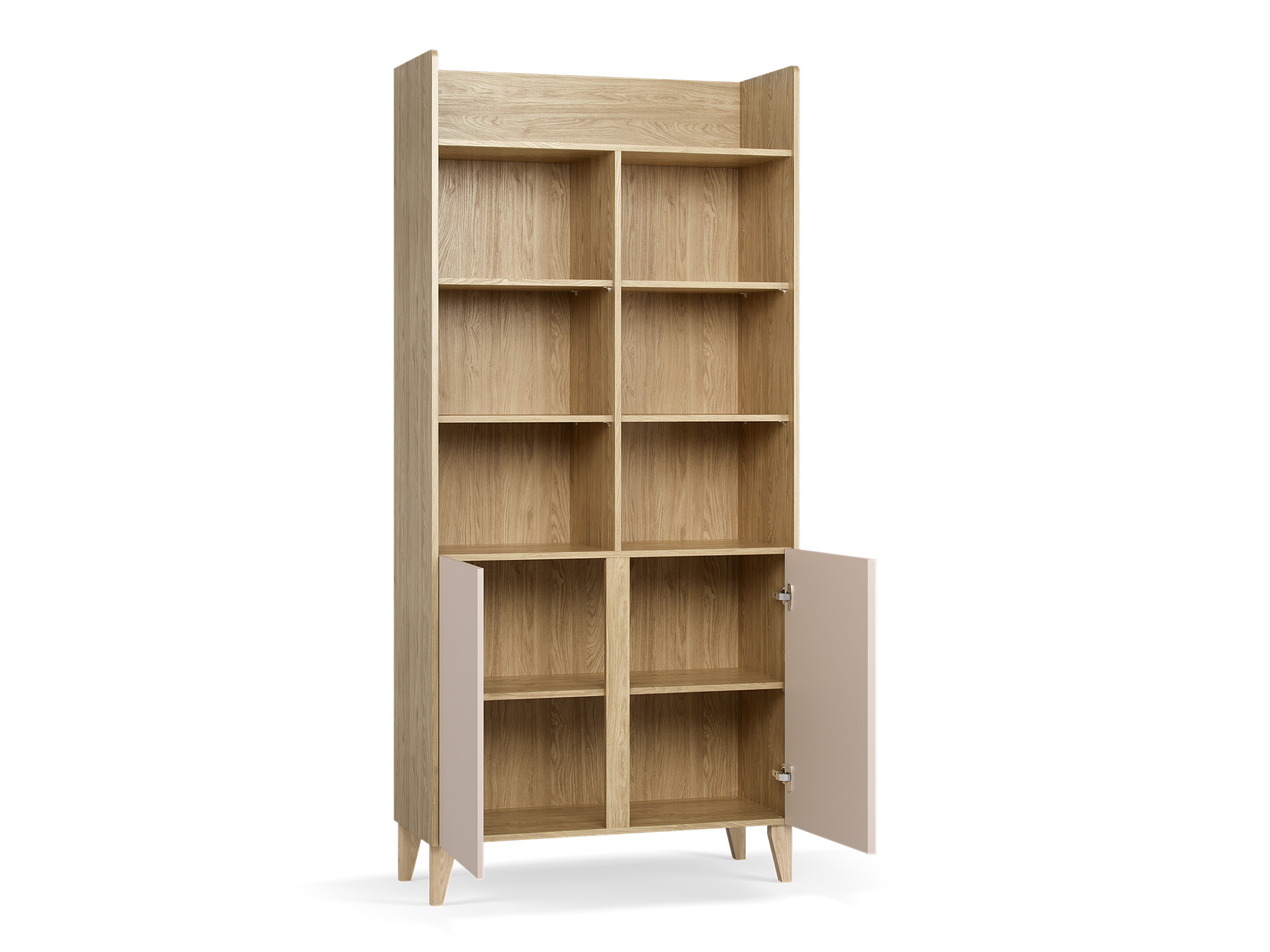 Polica Velrome 104 (Hrast + Bež)