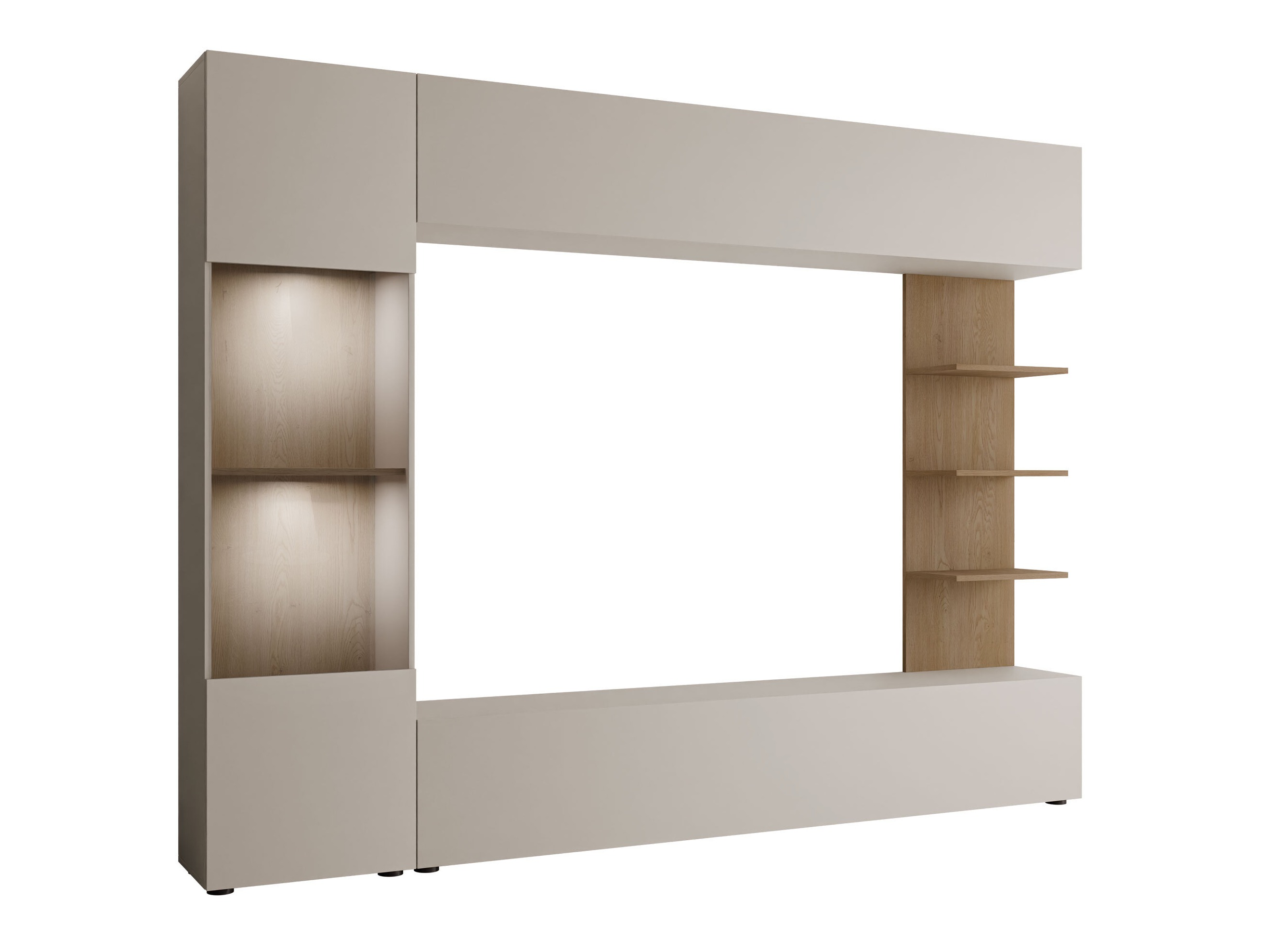 Set za dnevni boravak Comfivo Animus (Kašmir + Hrast)