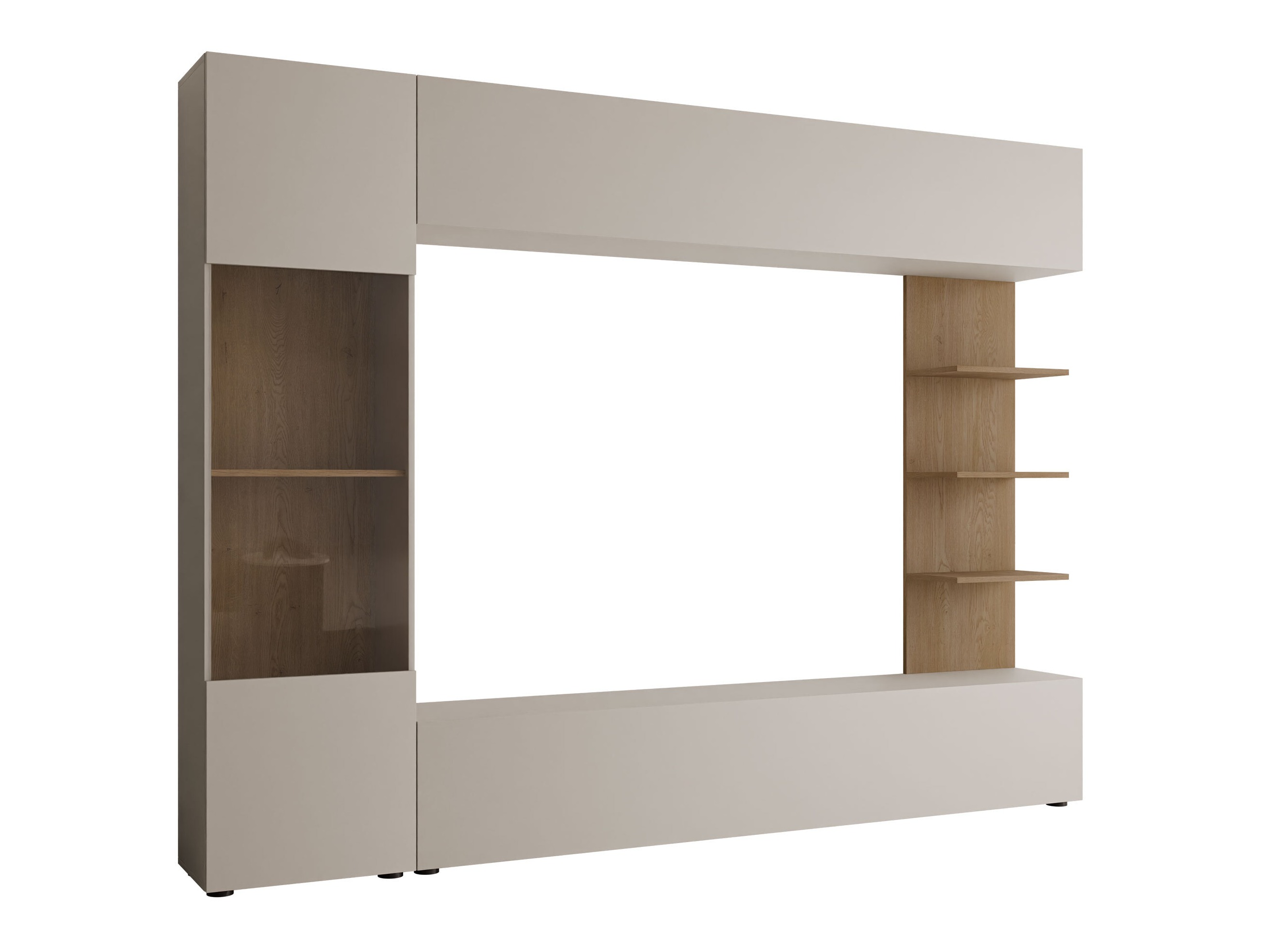 Set za dnevni boravak Comfivo Animus (Kašmir + Hrast)