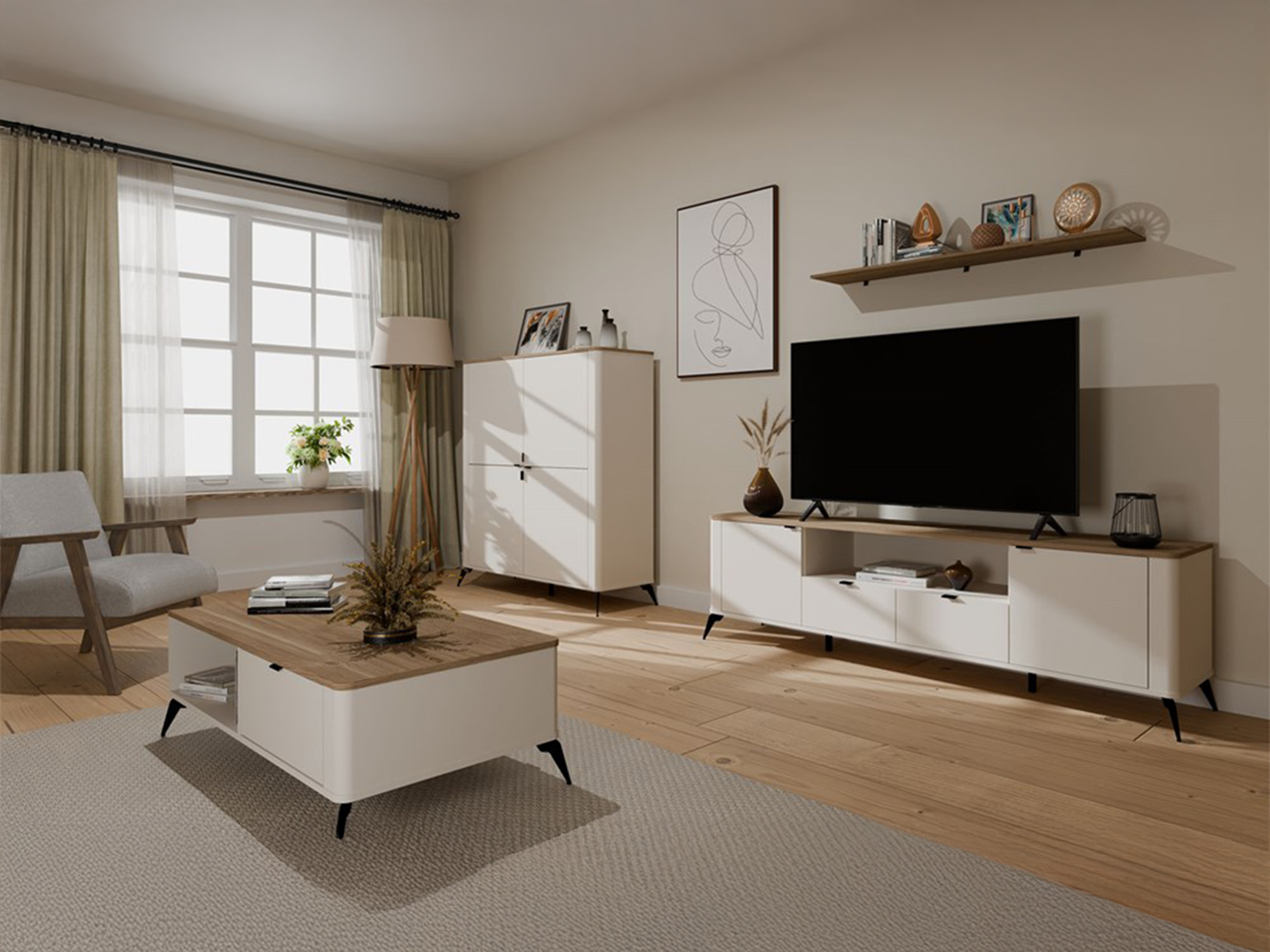 TV stol SC9973 s oštećenim pakiranjem