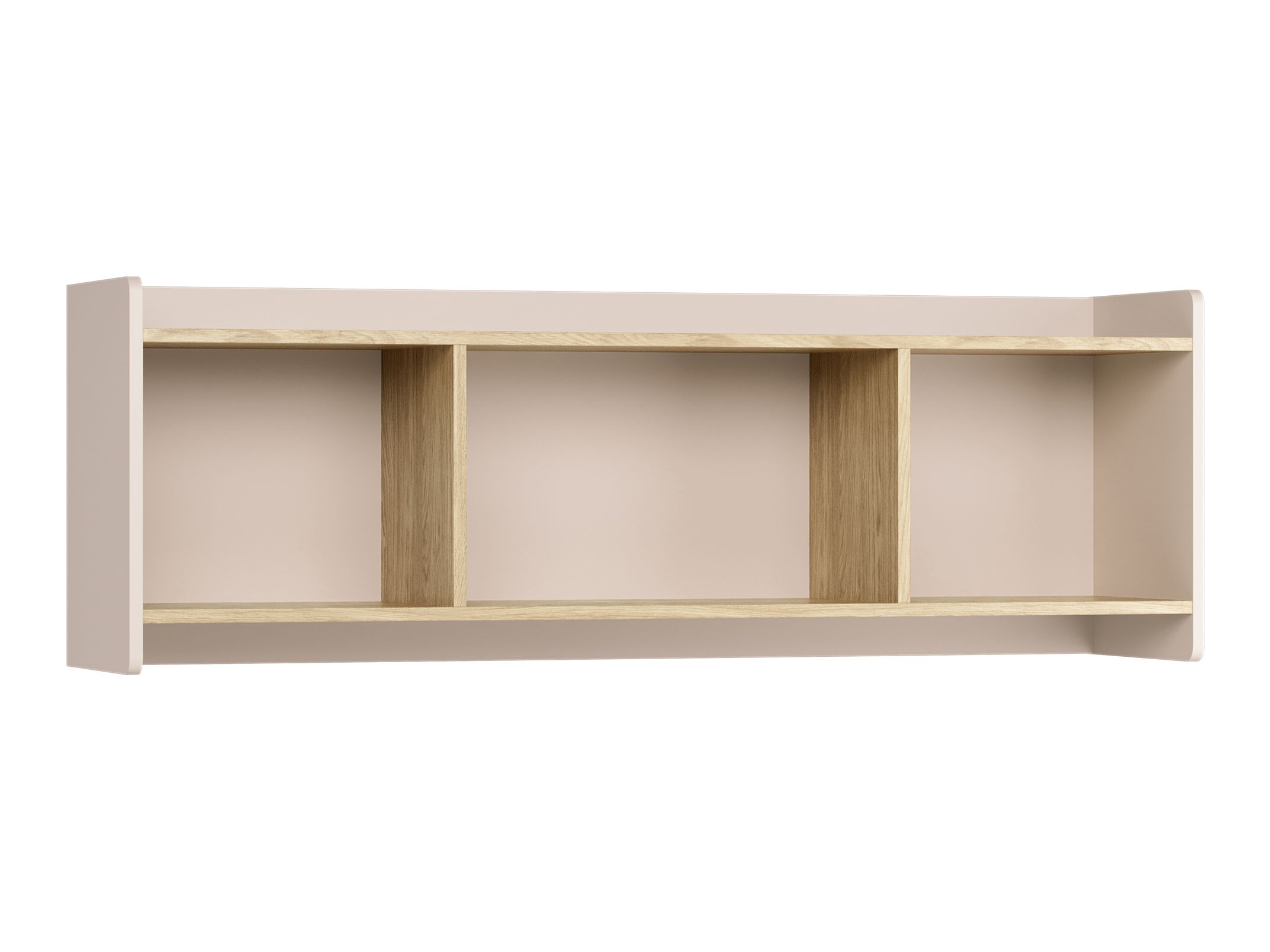 Zidna polica Velrome 107 (Hrast + Bež)