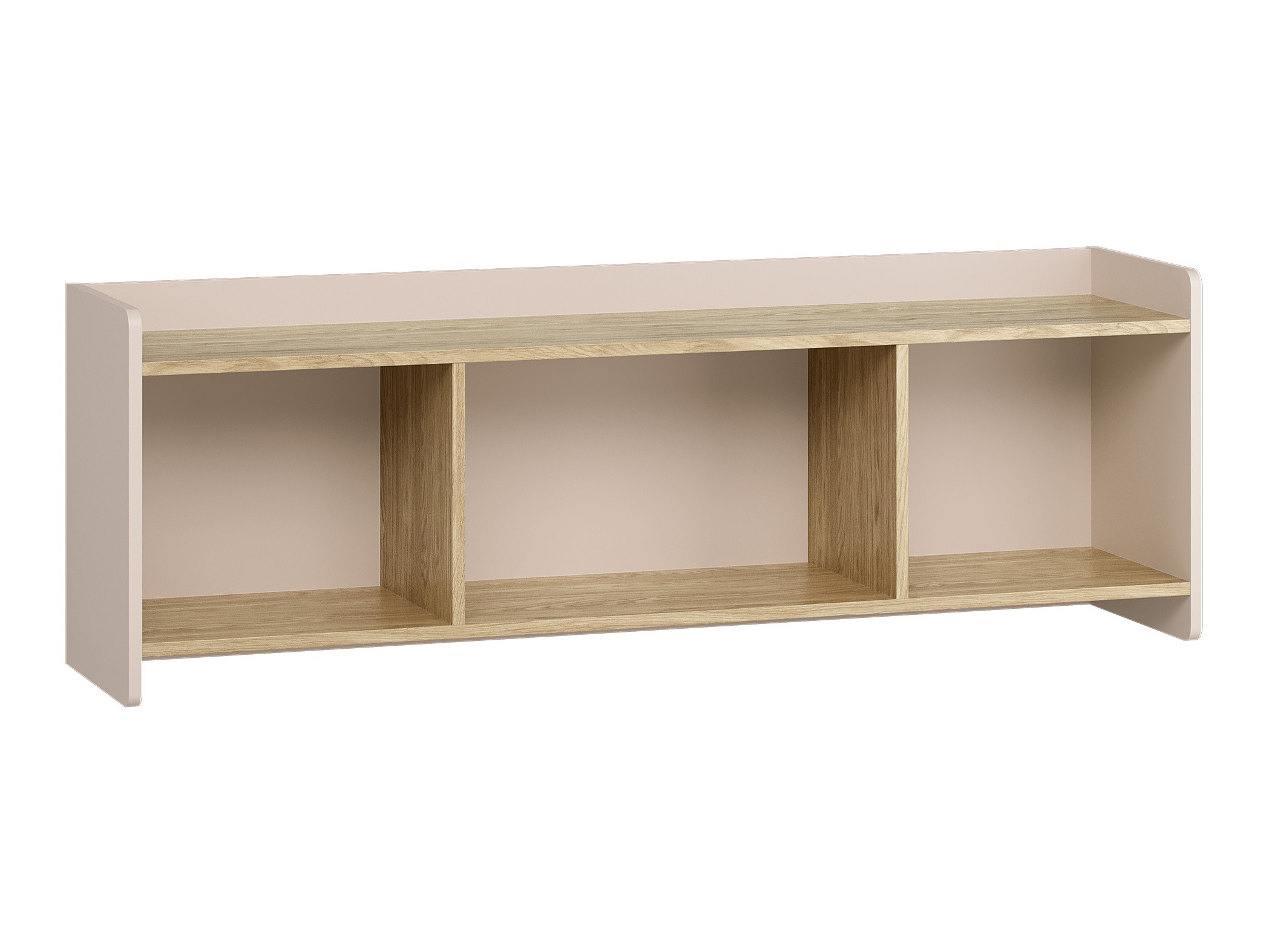 Zidna polica Velrome 107 (Hrast + Bež)