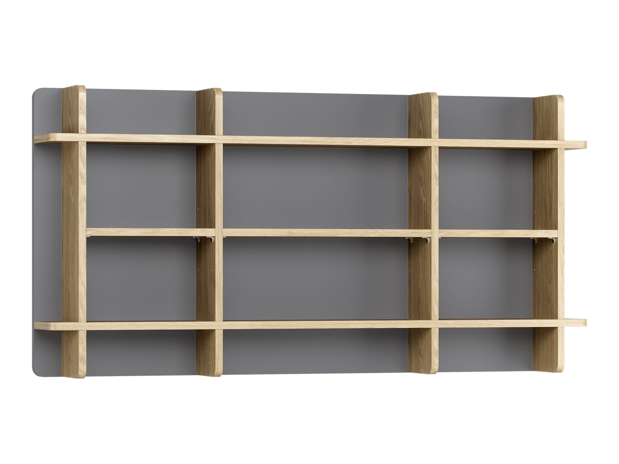 Zidna polica Velrome 108 (Hrast + Grafit)