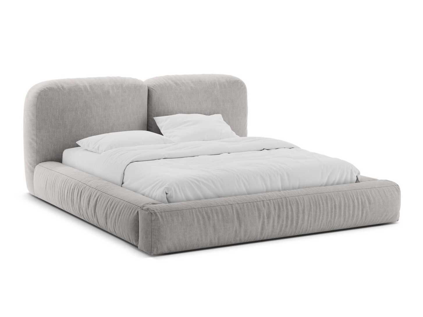 Krevet Sorcoro 117 (Boston Light Grey)