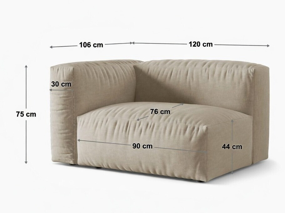 Modularna fotelja Sorcoro 103 (Vogue 12)