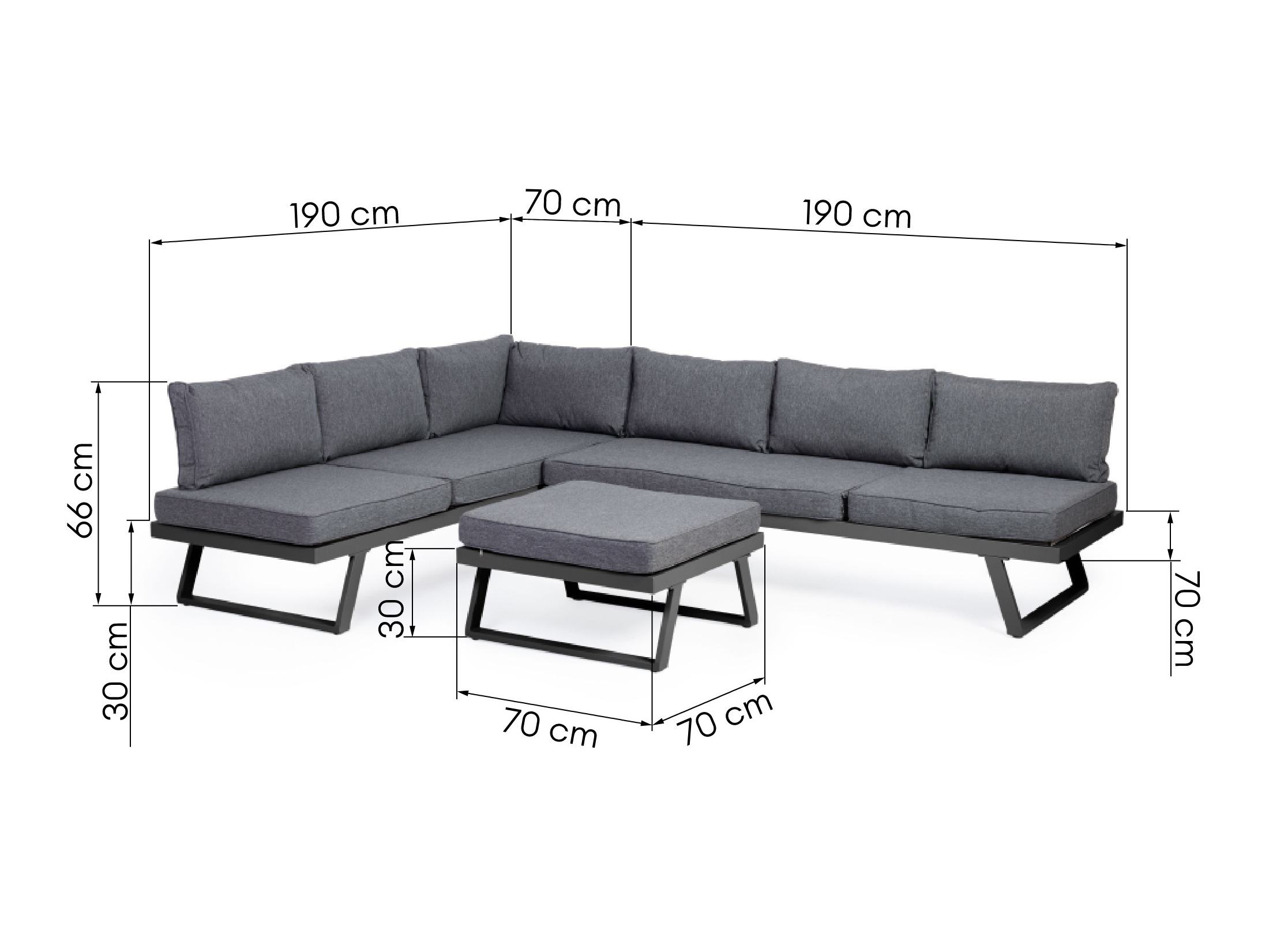 Set vrtnog namještaja Burleson 581