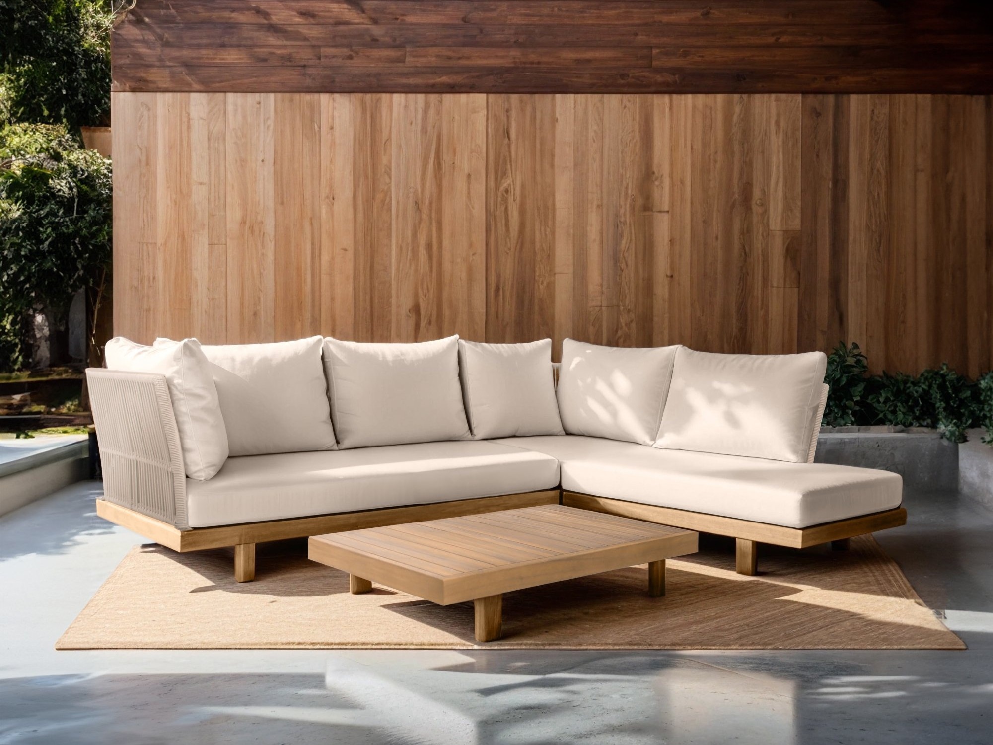 Set vrtnog namještaja Burleson 706 (Bež)