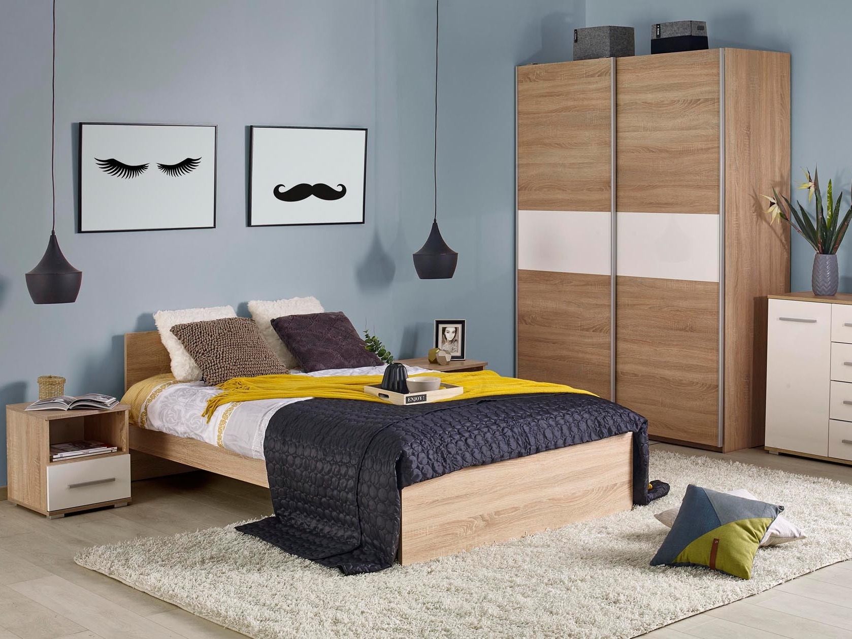 Krevet Cirveso 104 (Sonoma hrast)