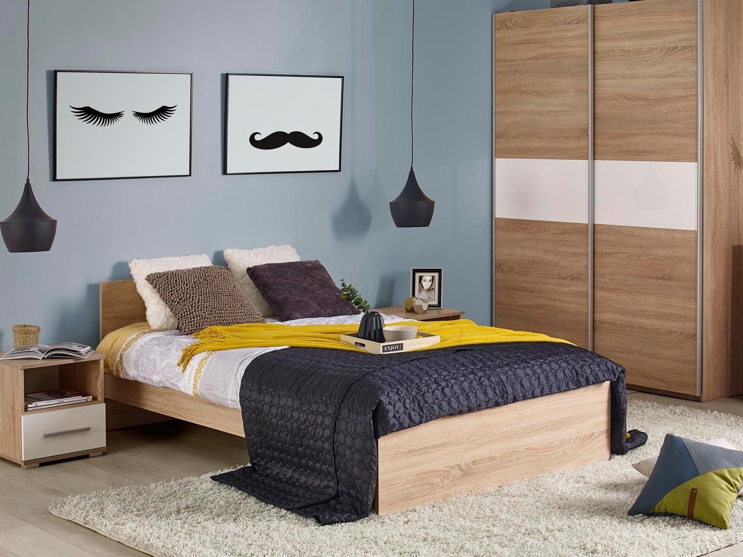 Krevet Cirveso 105 (Sonoma hrast)