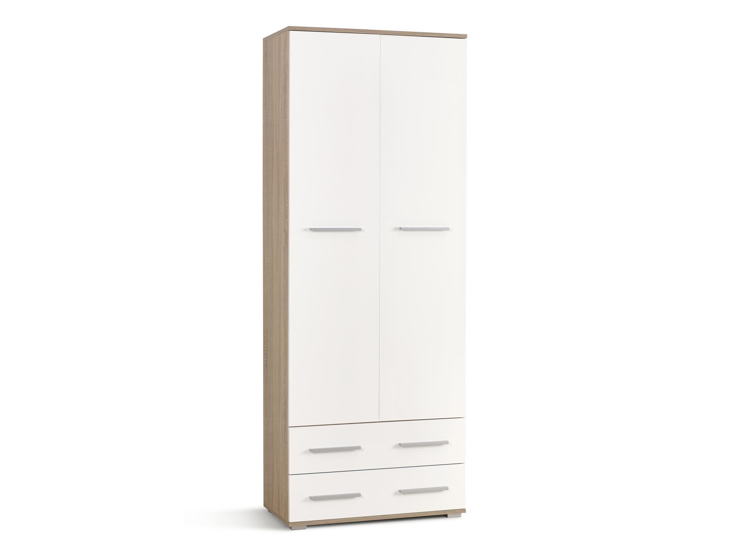 Polica Cirveso 107 (Sonoma hrast + Sjajno bijela)