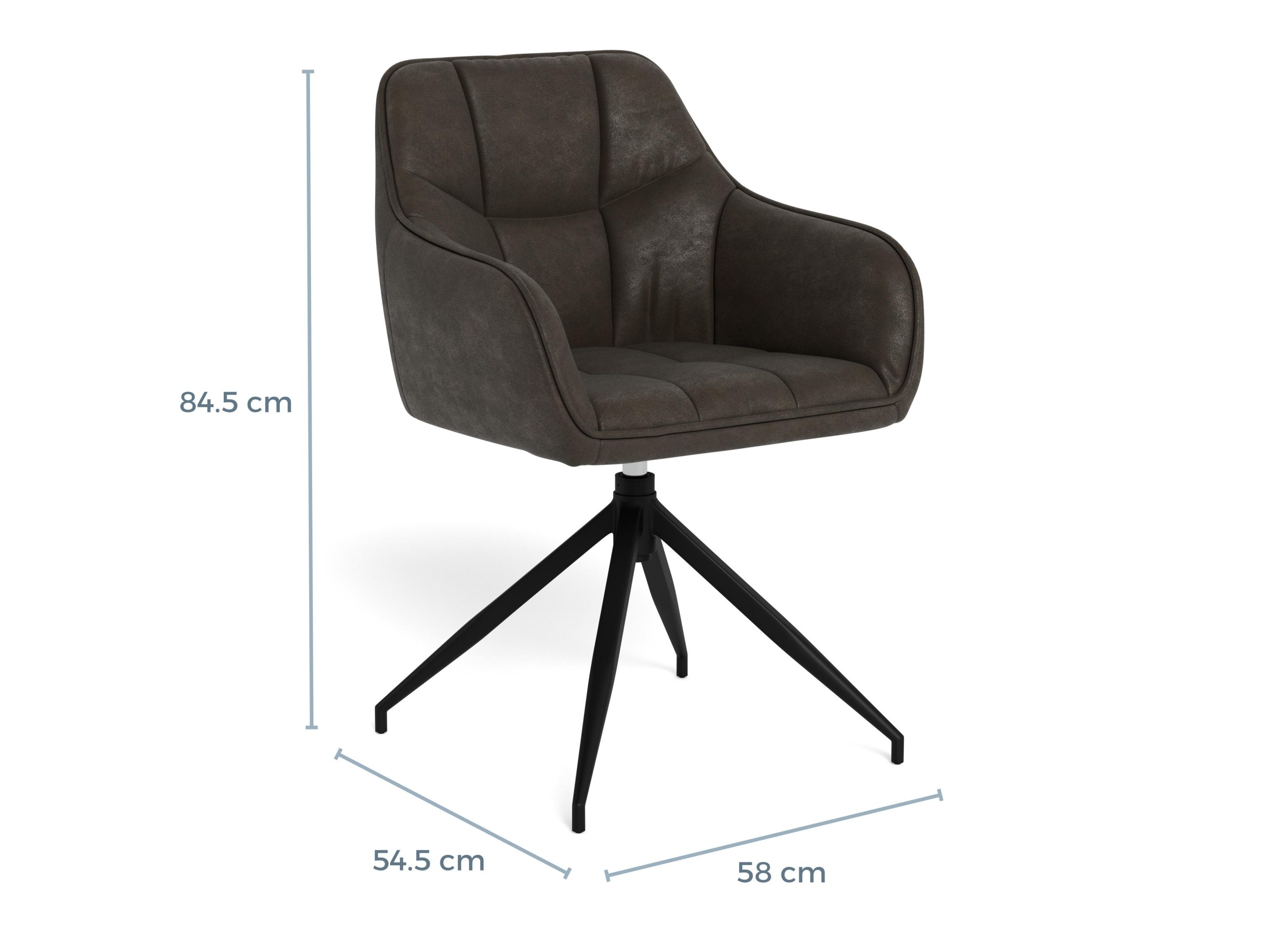 Stolica Norsica 494 (Antracit + Crna)