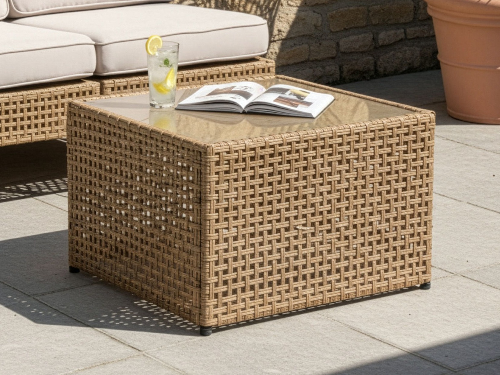 Vrtni stolić za kavu Domenou 107