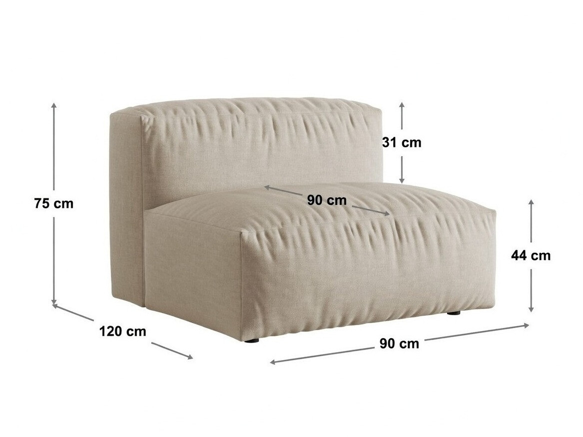 Modularna fotelja Sorcoro 119 (Vogue 1)